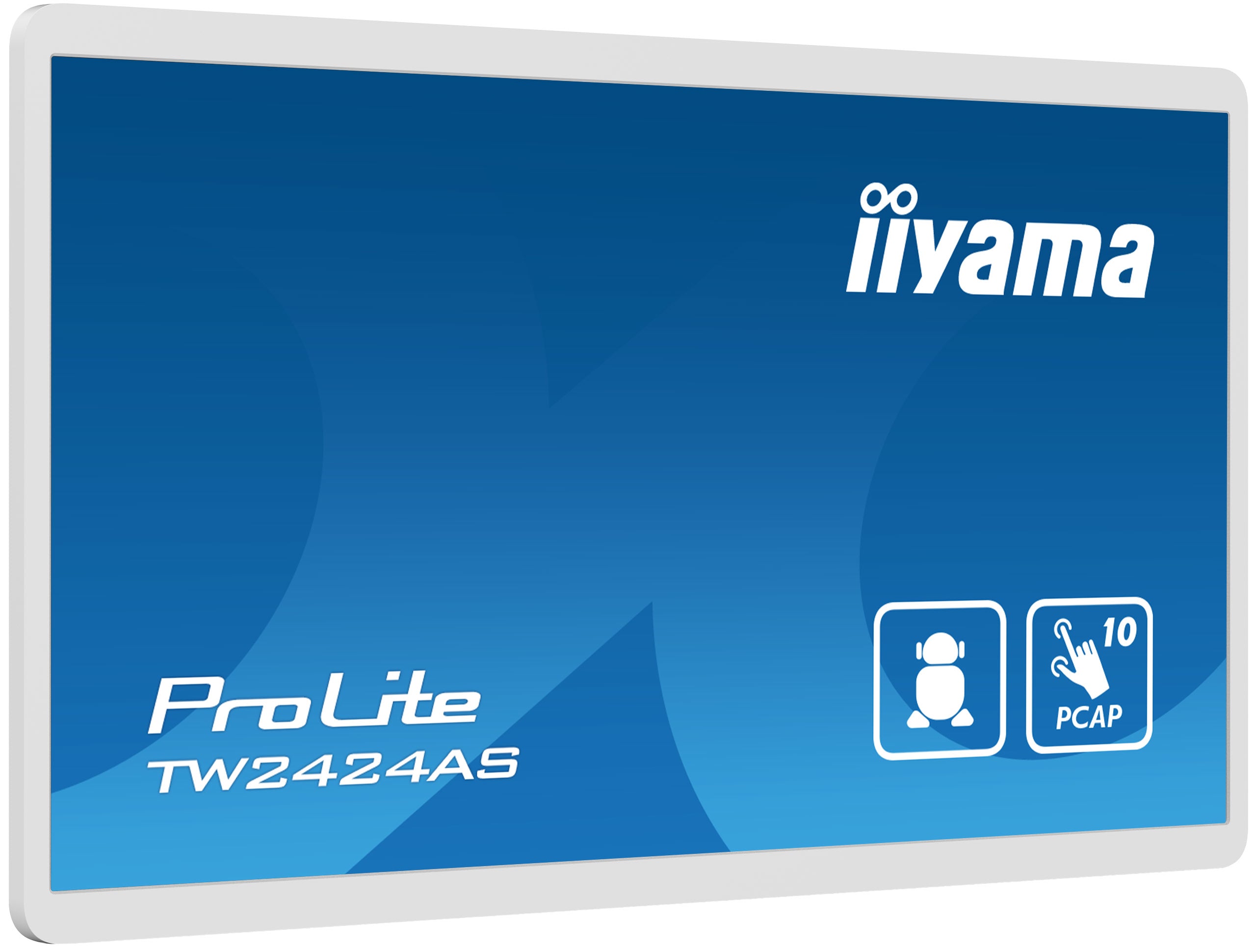 "iiyama TW2424AS-W1 Écran d'affichage dynamique Écran plat de signalisation numérique 60,5 cm (23.8"") Wifi 250 cd/m2 4K Ultra HD Noir Écran tactile Intégré dans "
