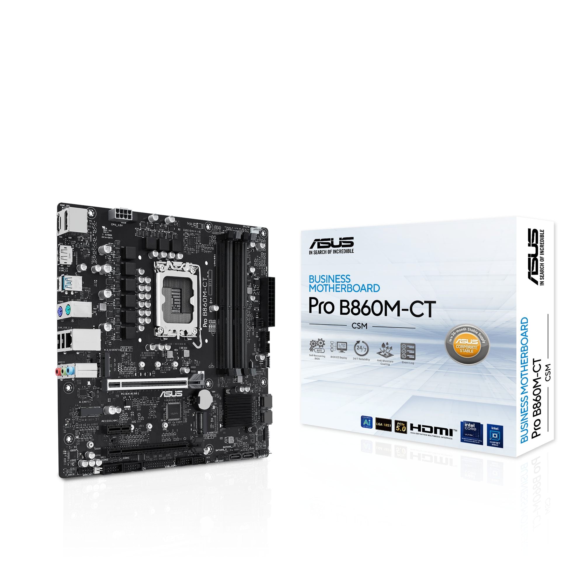 ASUS PRO B860M-CT-CSM LGA1851 4xDDR5 2xM.2 4xSATA
