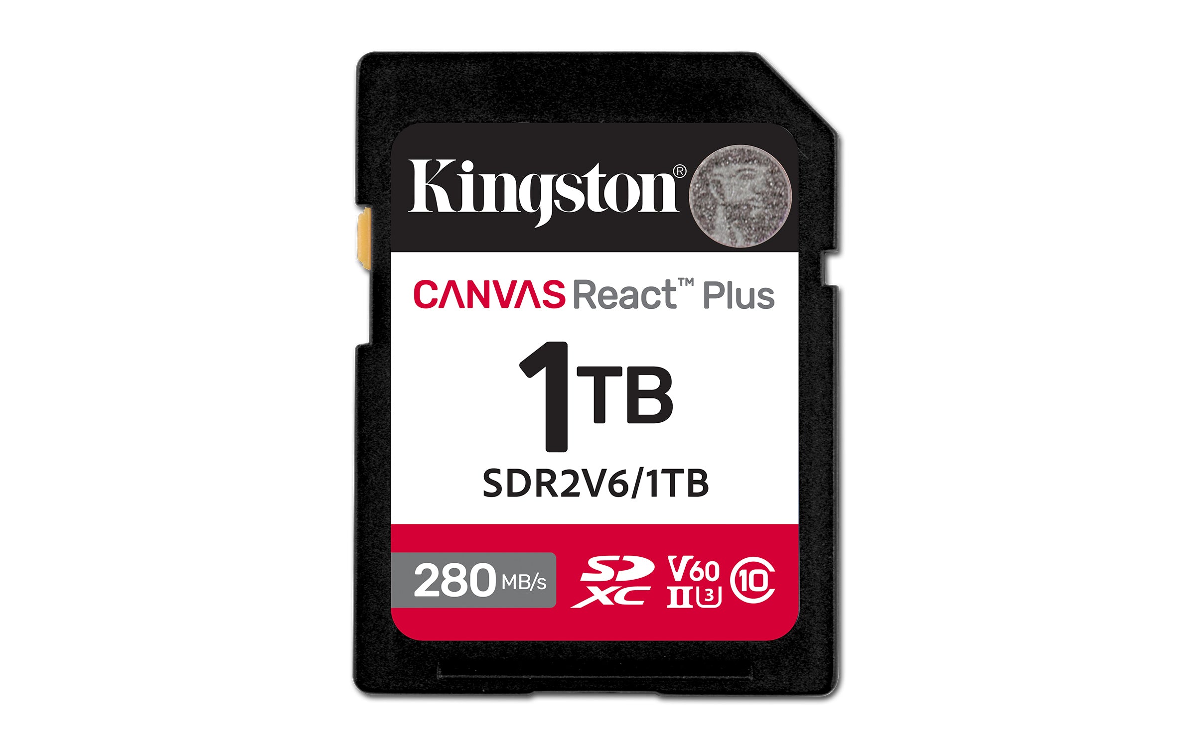 KINGSTON 1To Canvas React Plus SDXC UHS-II 280R/150W U3 V60 for Full HD/4K