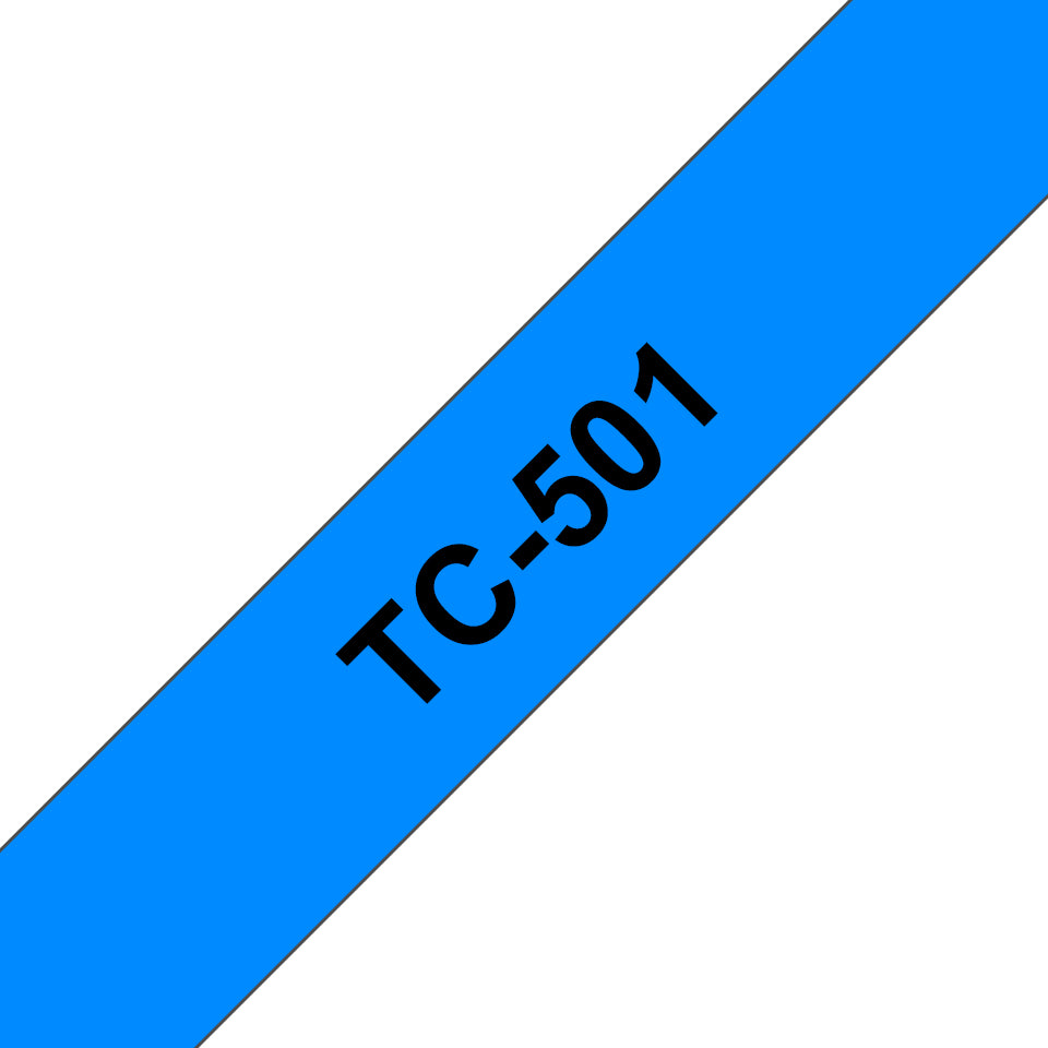 Tape/12mm blue/black f P-Touch
