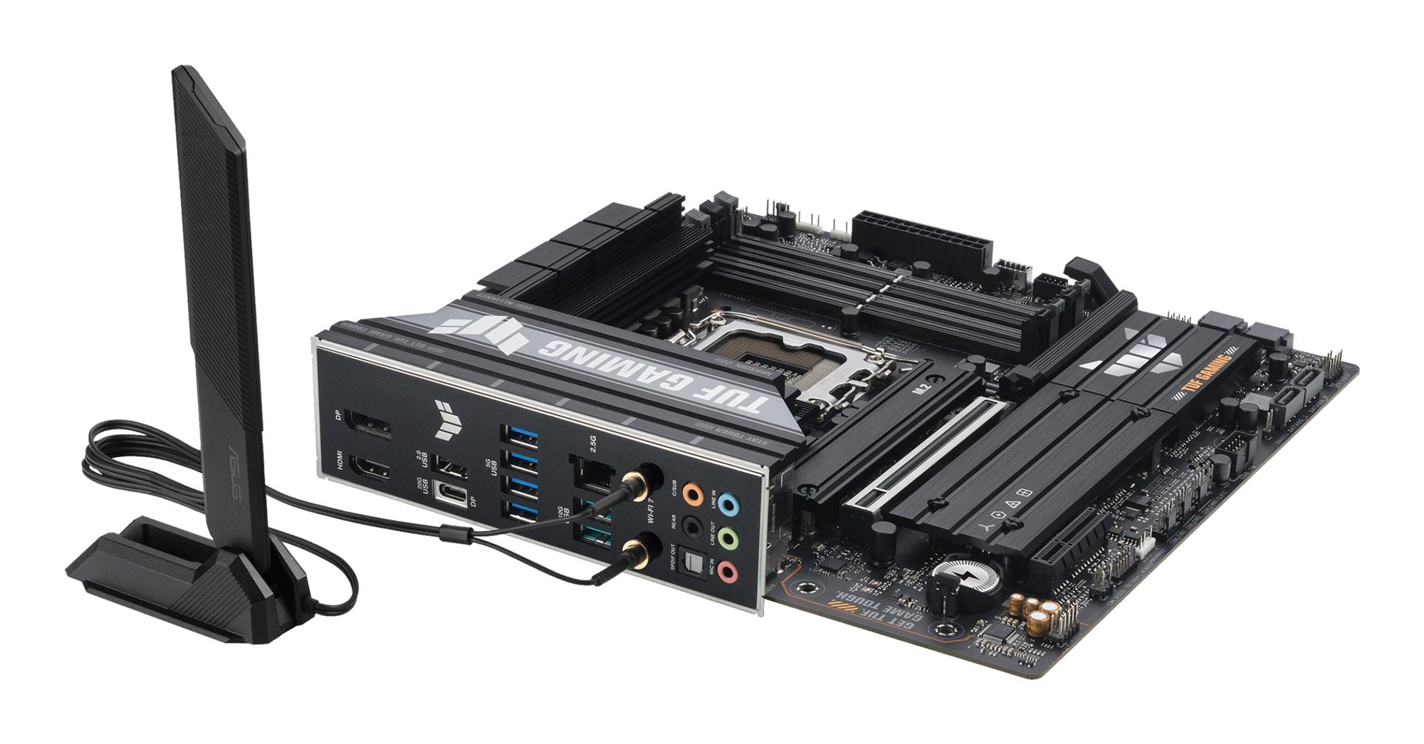 ASUS TUF GAMING B860M-PLUS WIFI LGA1851 DDR5 micro ATX MB DDR5 1xHDMI 1xDP 3xM.2 4xSATA