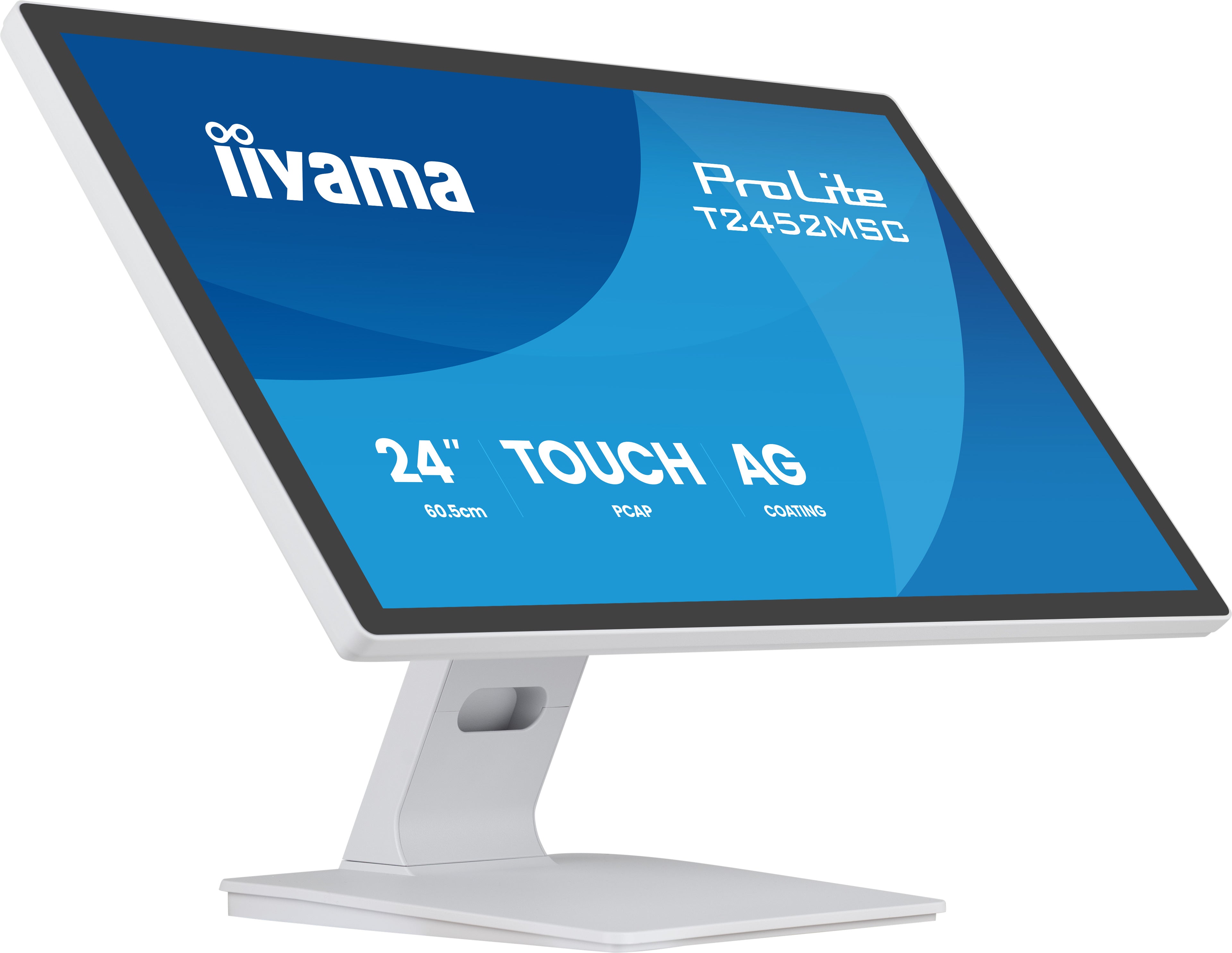 Iiyama 23.8-inch Touchscreen Monitor DeepContrast PCAP+, 10-point touch, IPS panel, 1920x1080 at 120 Hz, 5 ms, 420 cd/m2