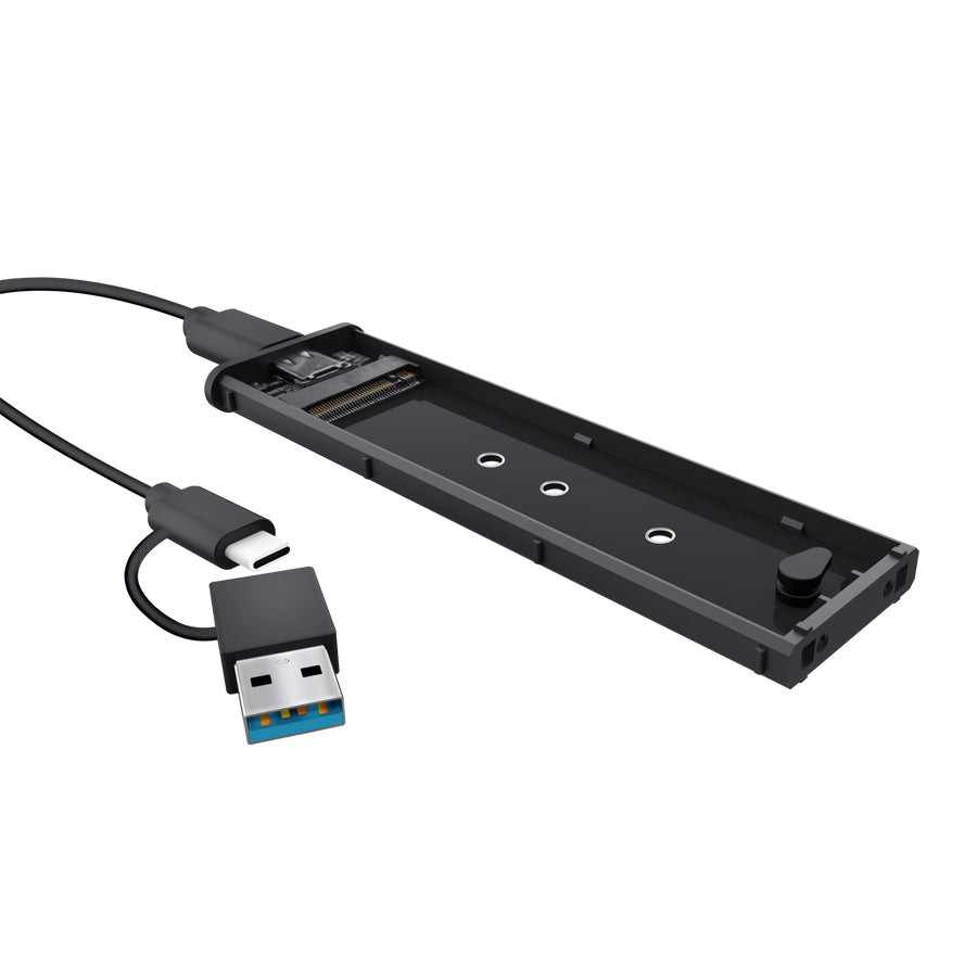 TRUST Boitier compact USB-C/A pour carte SSD