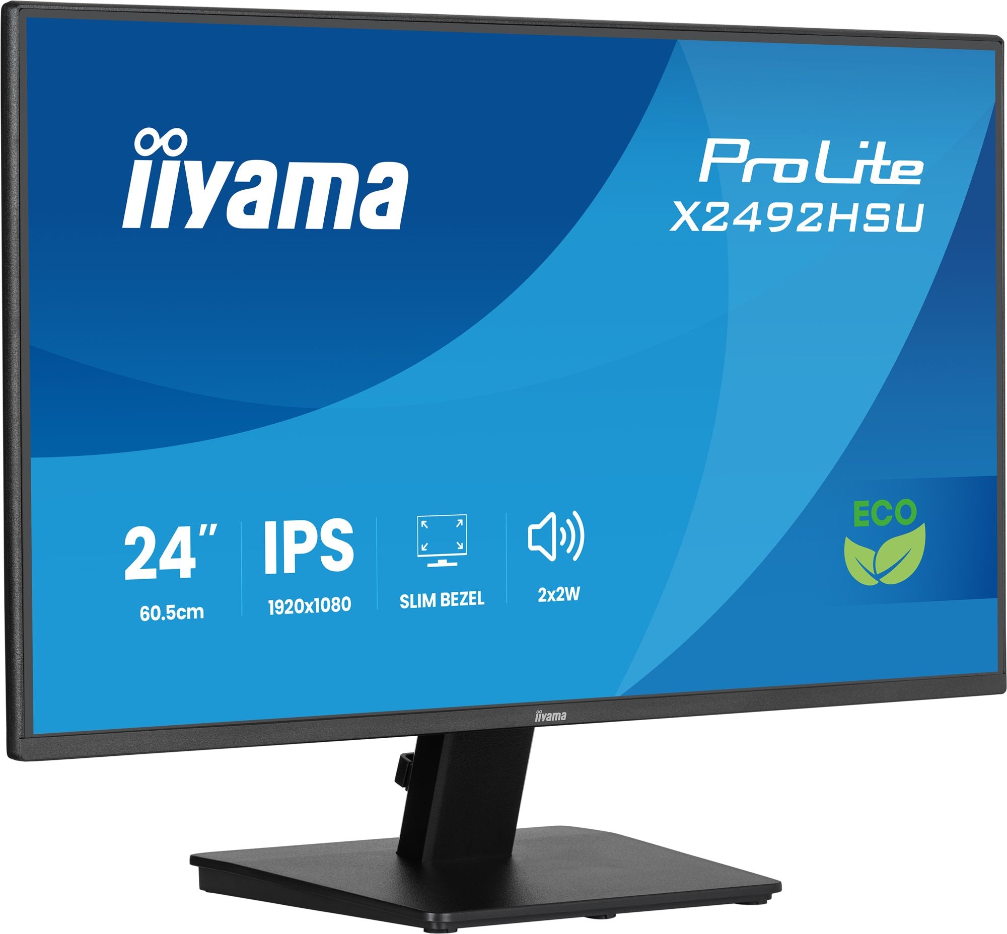 X2492HSU-B1 24" IPS 4-side slim bezel Gr