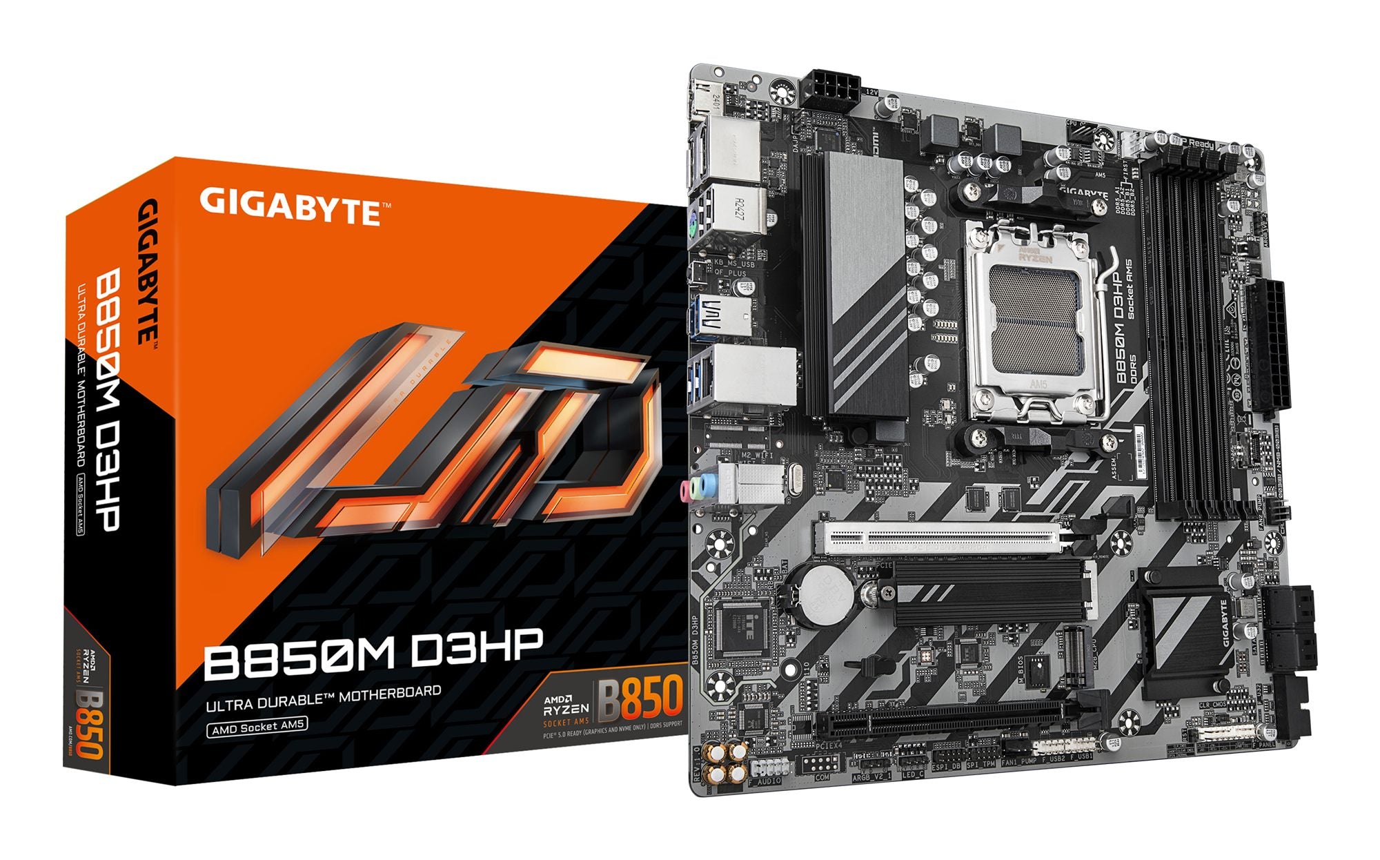 GIGABYTE B850M D3HP carte mere AMD B850 Emplacement AM5 micro ATX