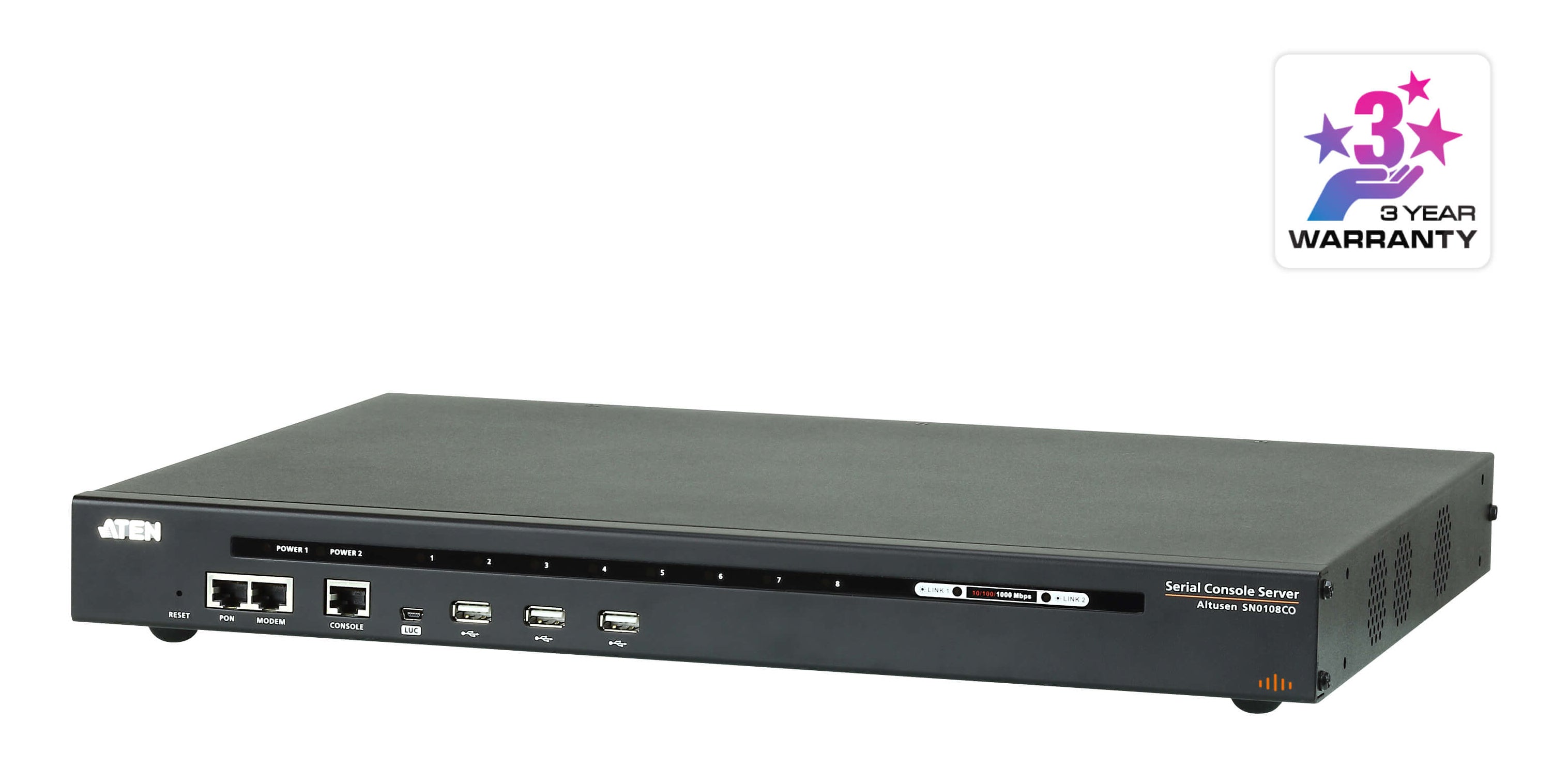 ATEN SN0108CO-AXA-G console serveurs RJ-45/Mini-USB