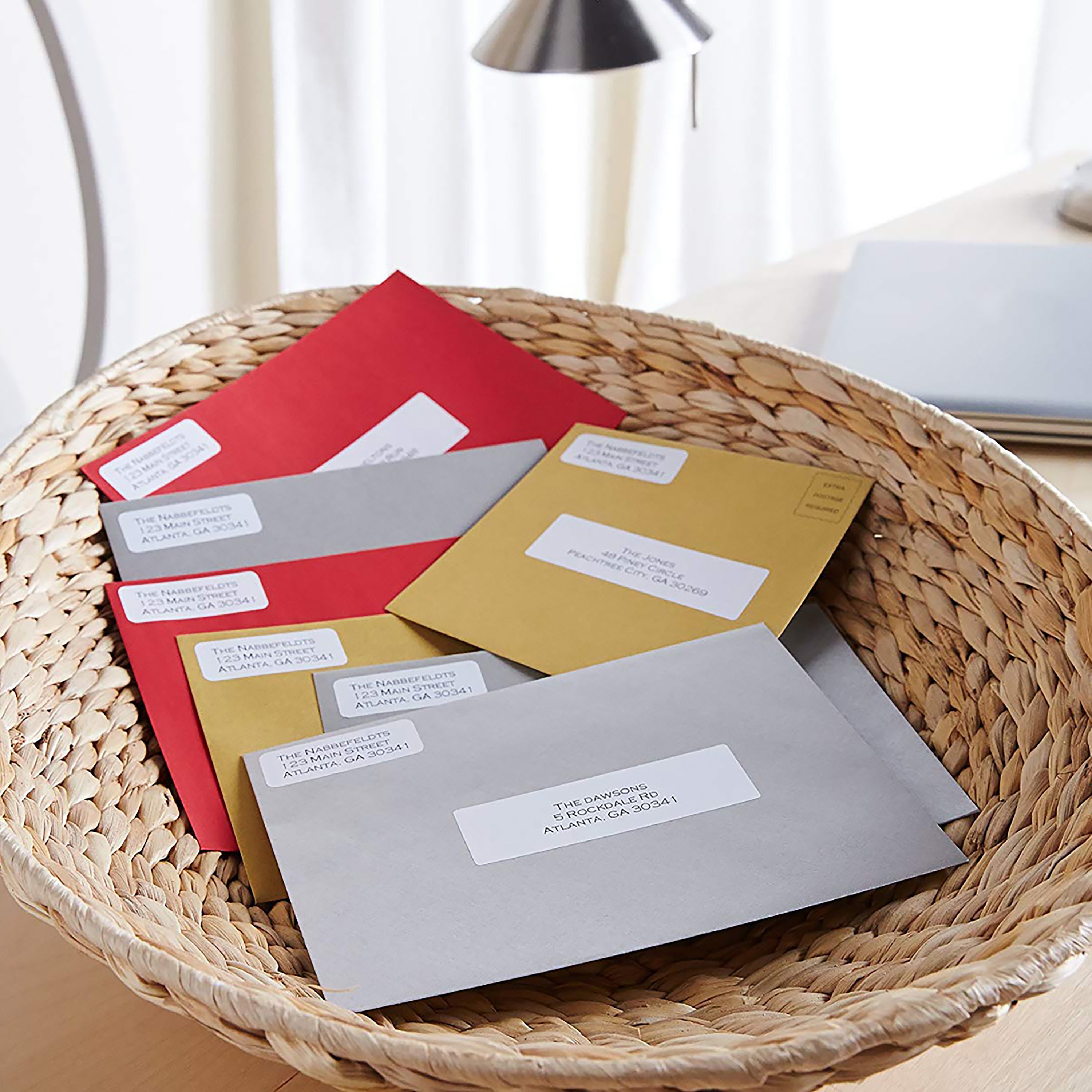 DYMO 2 rouleaux de 260 étiquettes noir sur blanc 89x36 mm