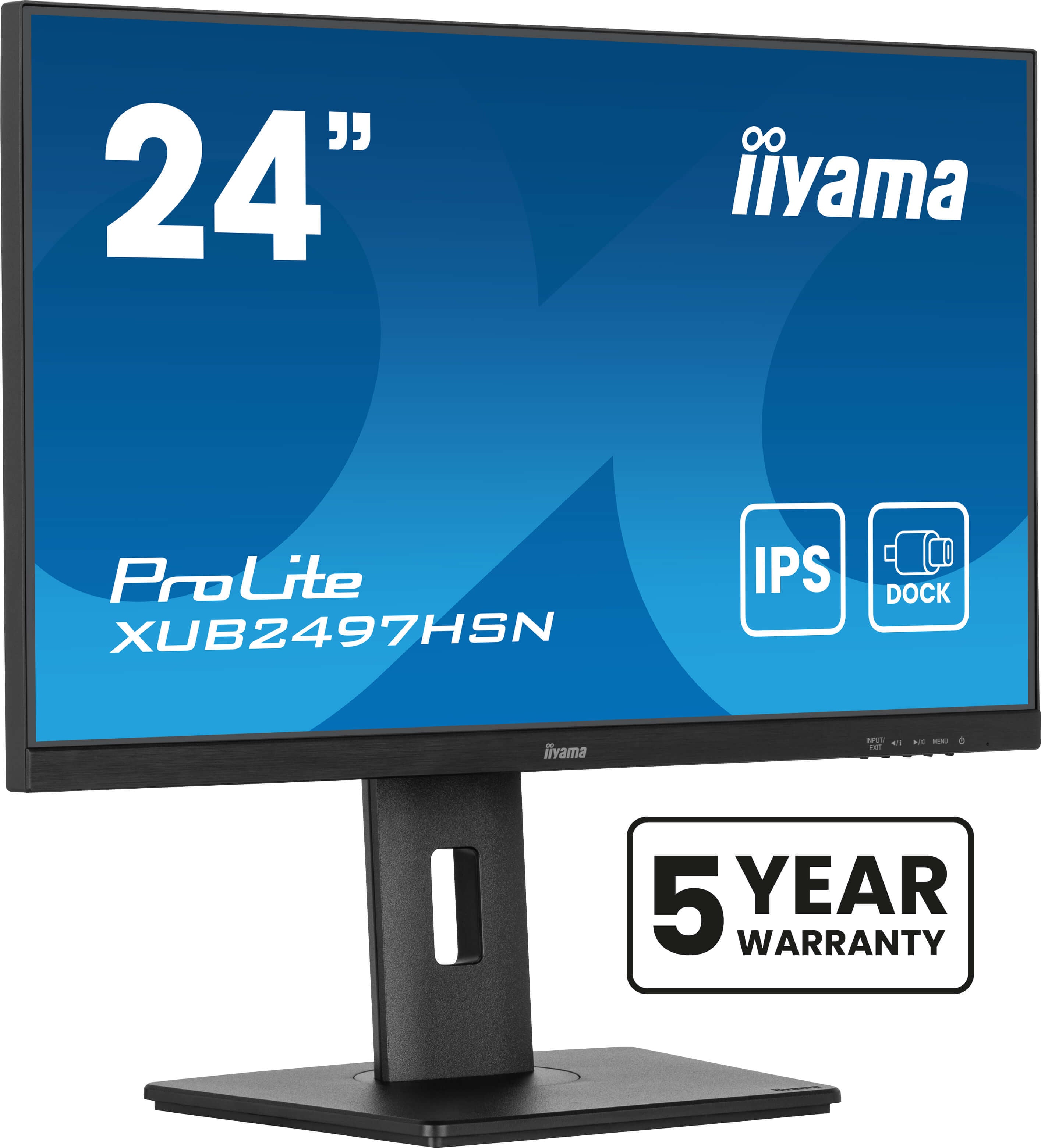 "iiyama ProLite XUB2497HSN-B2 écran plat de PC 60,5 cm (23.8"") 1920 x 1080 pixels Full HD LED Noir"