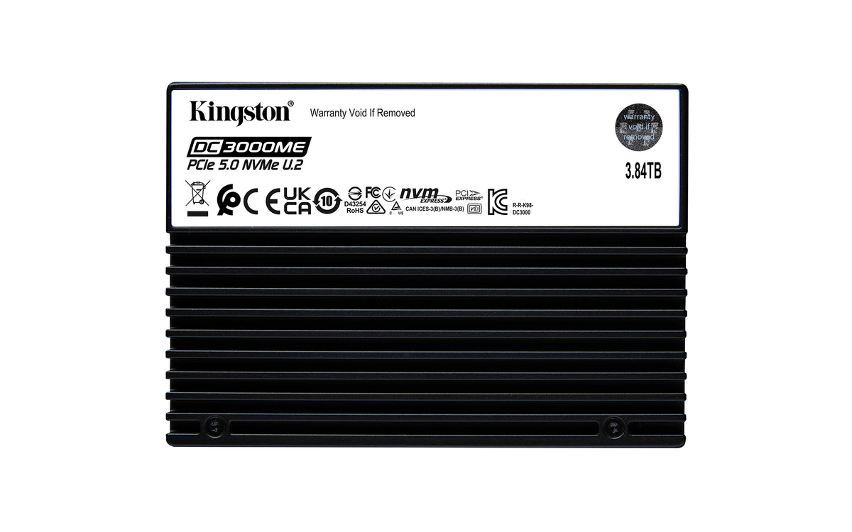 KINGSTON 3.84To DC3000ME U.2 PCIe 5.0 NVMe TCG Opal Enterprise SSD