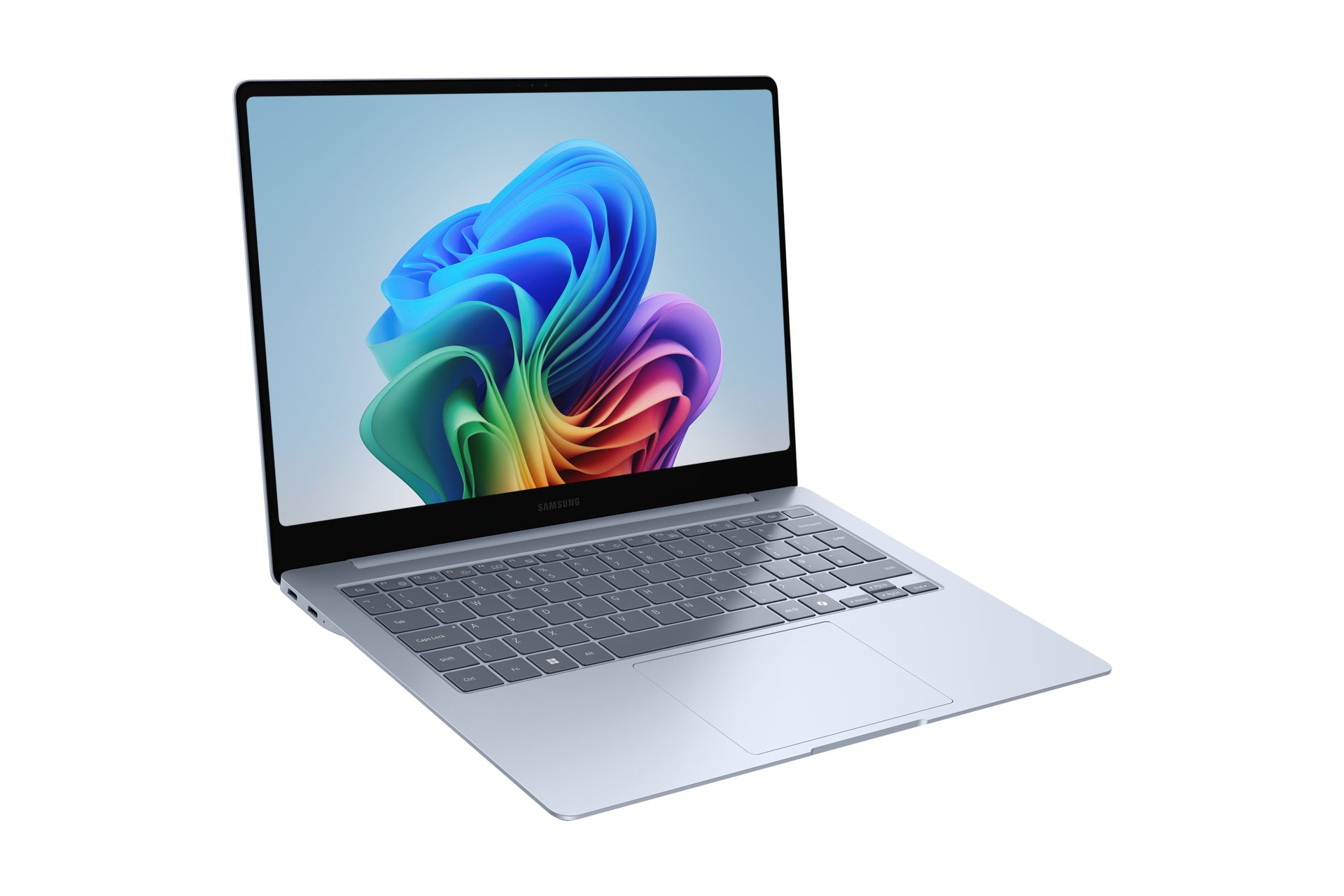 Samsung Galaxy Book4 Edge Snapdragon X1E-80-100 Ordinateur portable 35,6 cm (14") Écran tactile WQXGA+ 16 Go LPDDR5x-SDRAM 512 Go eUFS Wi-Fi 7 (802.11be) Windows 11 Pro Bleu