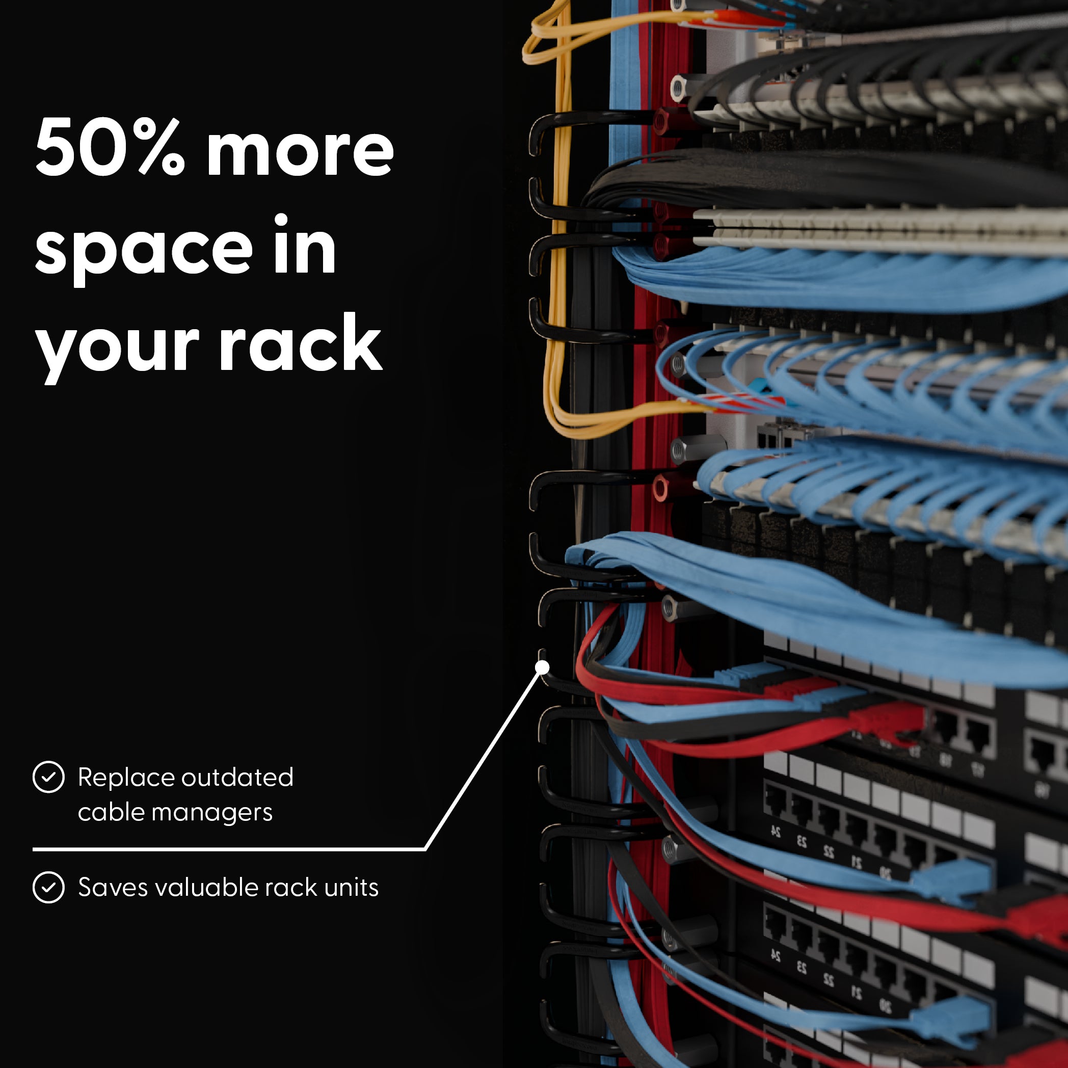 PATCHBOX ONE 24x CAT6A STP ORANGE 1,8 m 30U