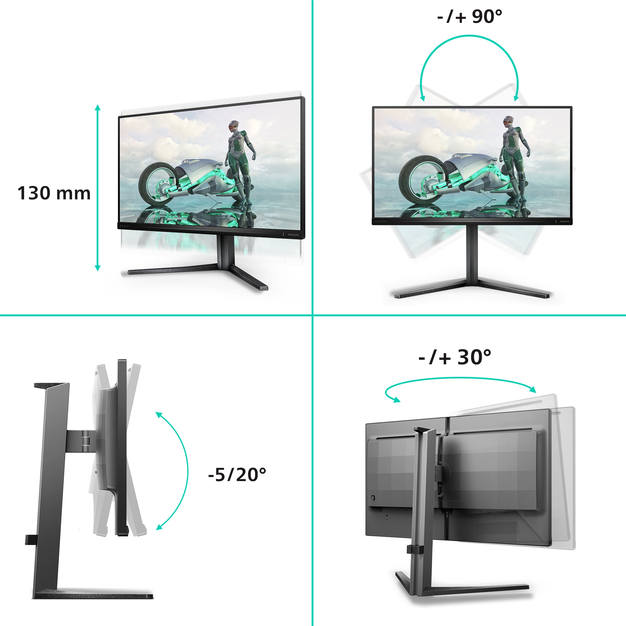 PHILIPS 25M2N3200U/00 24.5p FHD IPS 300Hz 16:9 2xHDMI 2.0 DP 1.4