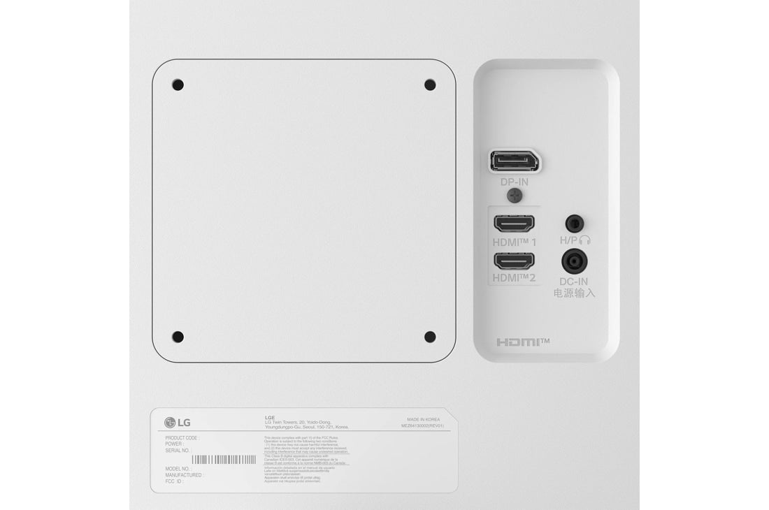 "LG 27US500-W écran plat de PC 68,6 cm (27"") 3840 x 2160 pixels 4K Ultra HD LCD Blanc"