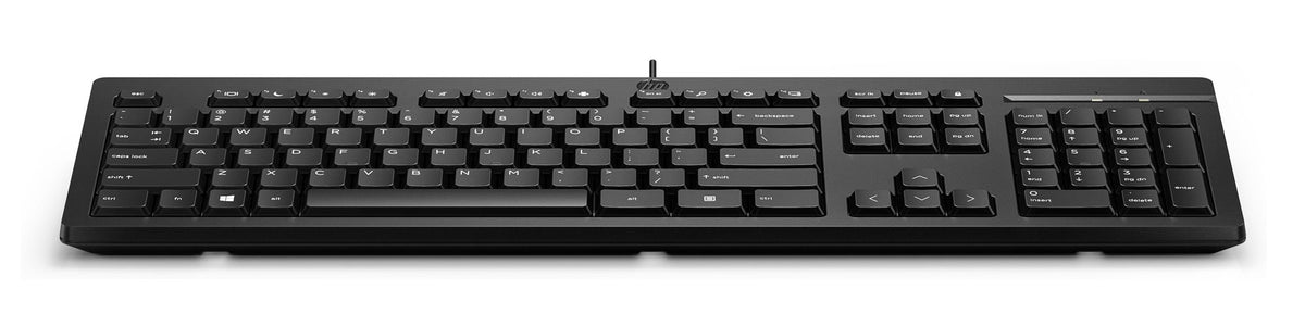 Clavier filaire HP 125 - récepteur USB - noir, BULK 12 pieces (266C9A6#ABB)