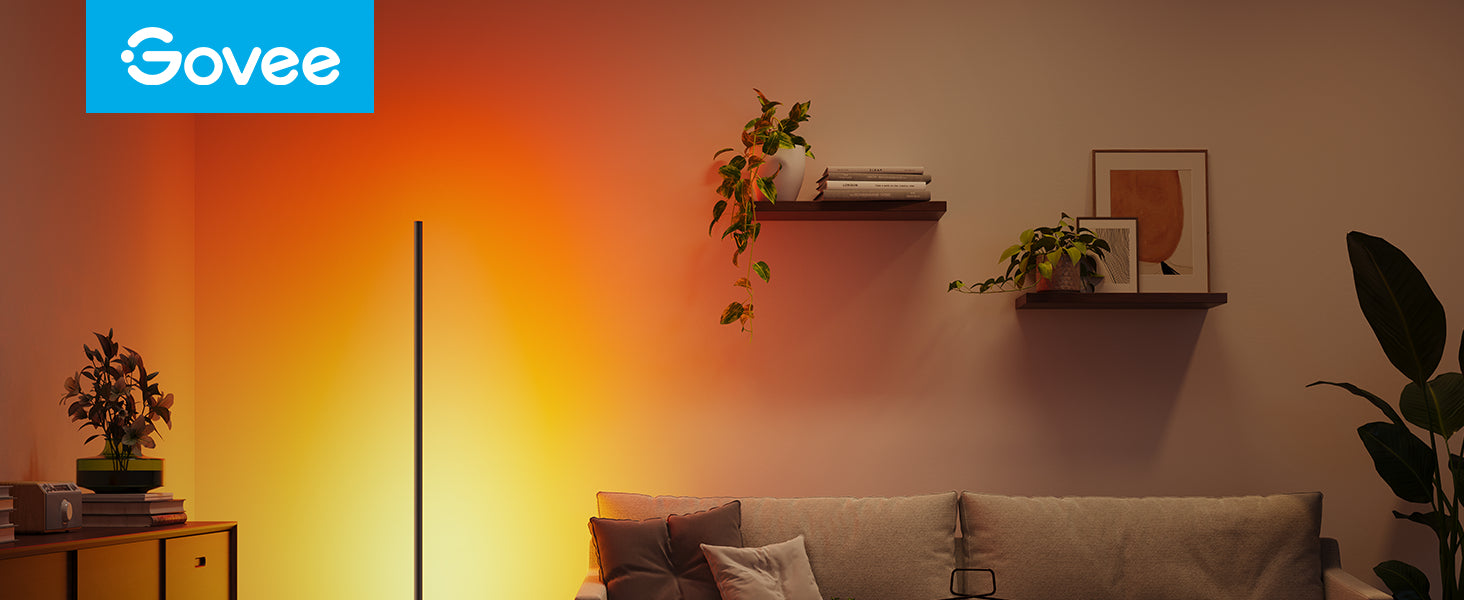 Govee H607C Floor Lamp | Lampe sur pied | RGBICWW, prise en charge de Matter