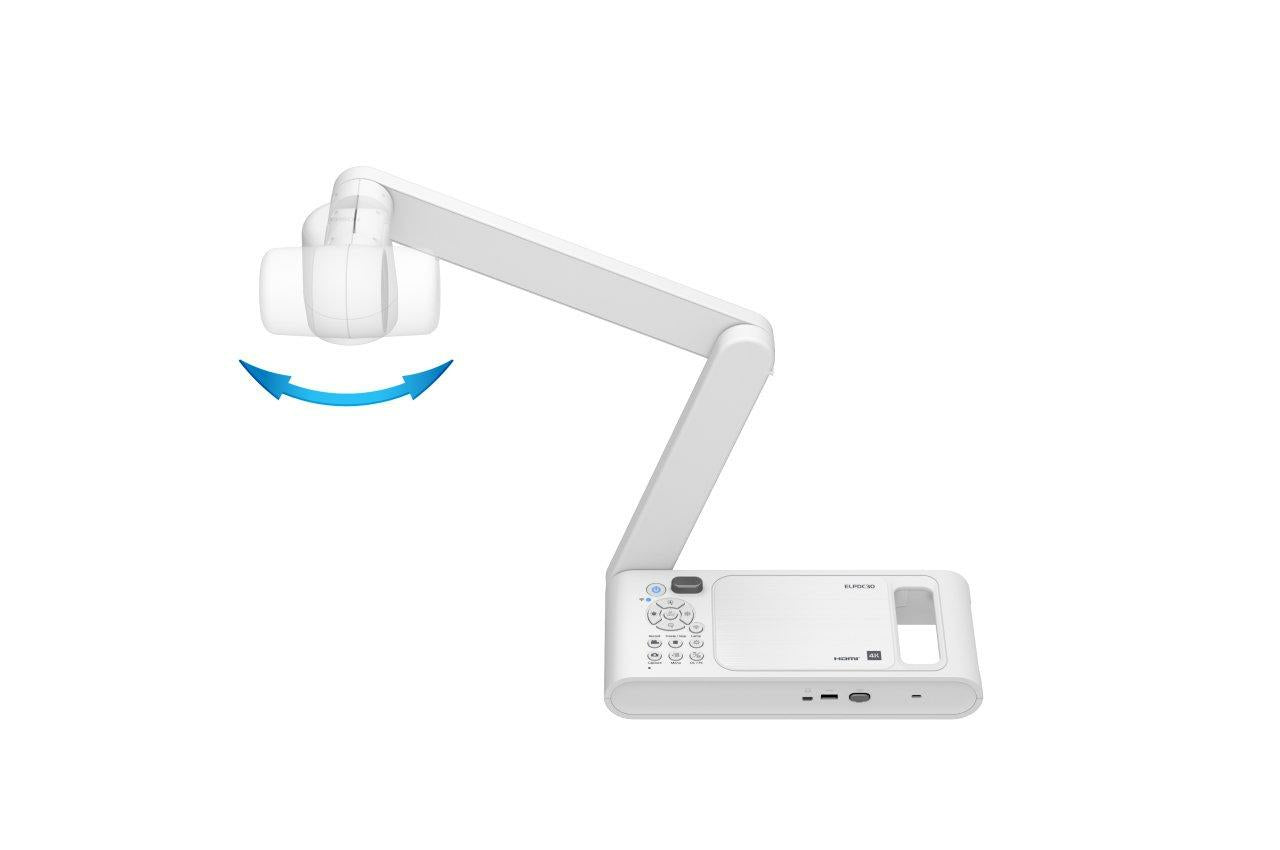 "Epson V12HB09080 caméra de documents Blanc 25,4 / 3,2 mm (1 / 3.2"") CMOS USB/HDMI/Wi-Fi"