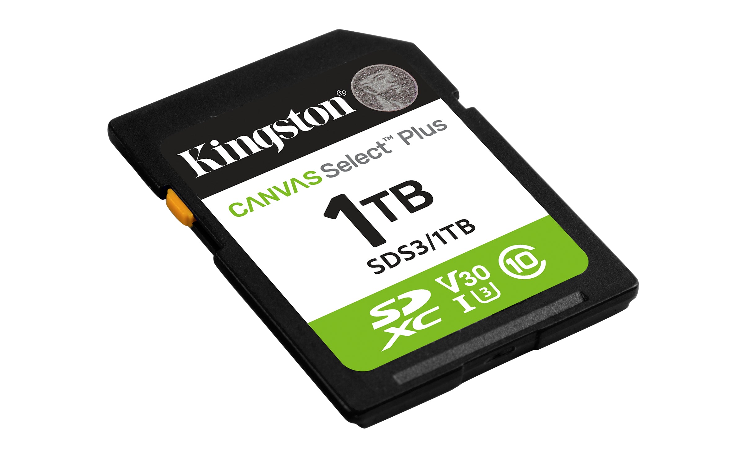 KINGSTON Canvas Select Plus Carte mémoire SDXC 1To Gen3 150MB/s C10 UHS-I U3 V30