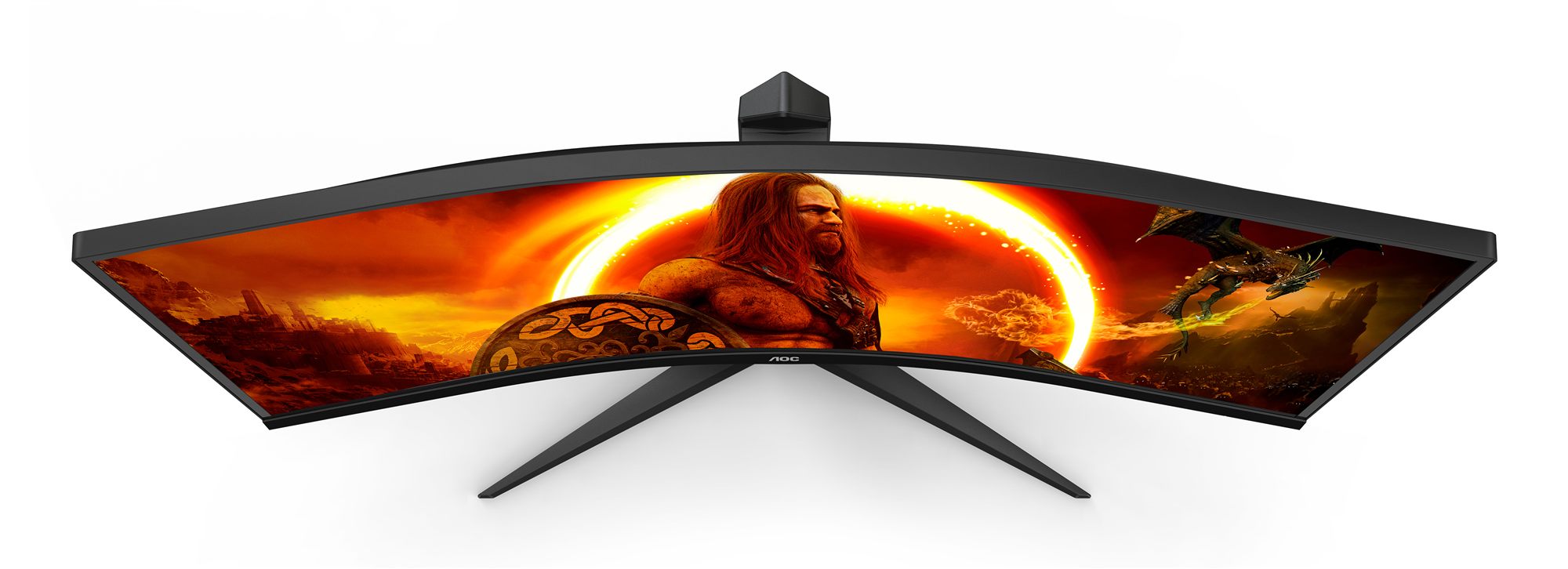 AOC CU34G2XP/BK 34p 3440x1440 VA 180hz High adjustable Stand HDR400 Freesync Premium USB HUB 4x3.0 2xDP 2xHDMI