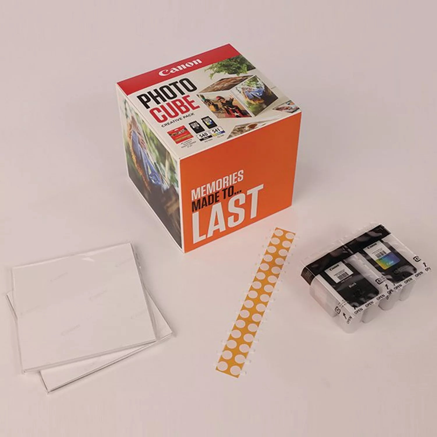 CANON PG-540/CL-541 Ink Cartridge Photo Cube Creative Pack White Orange