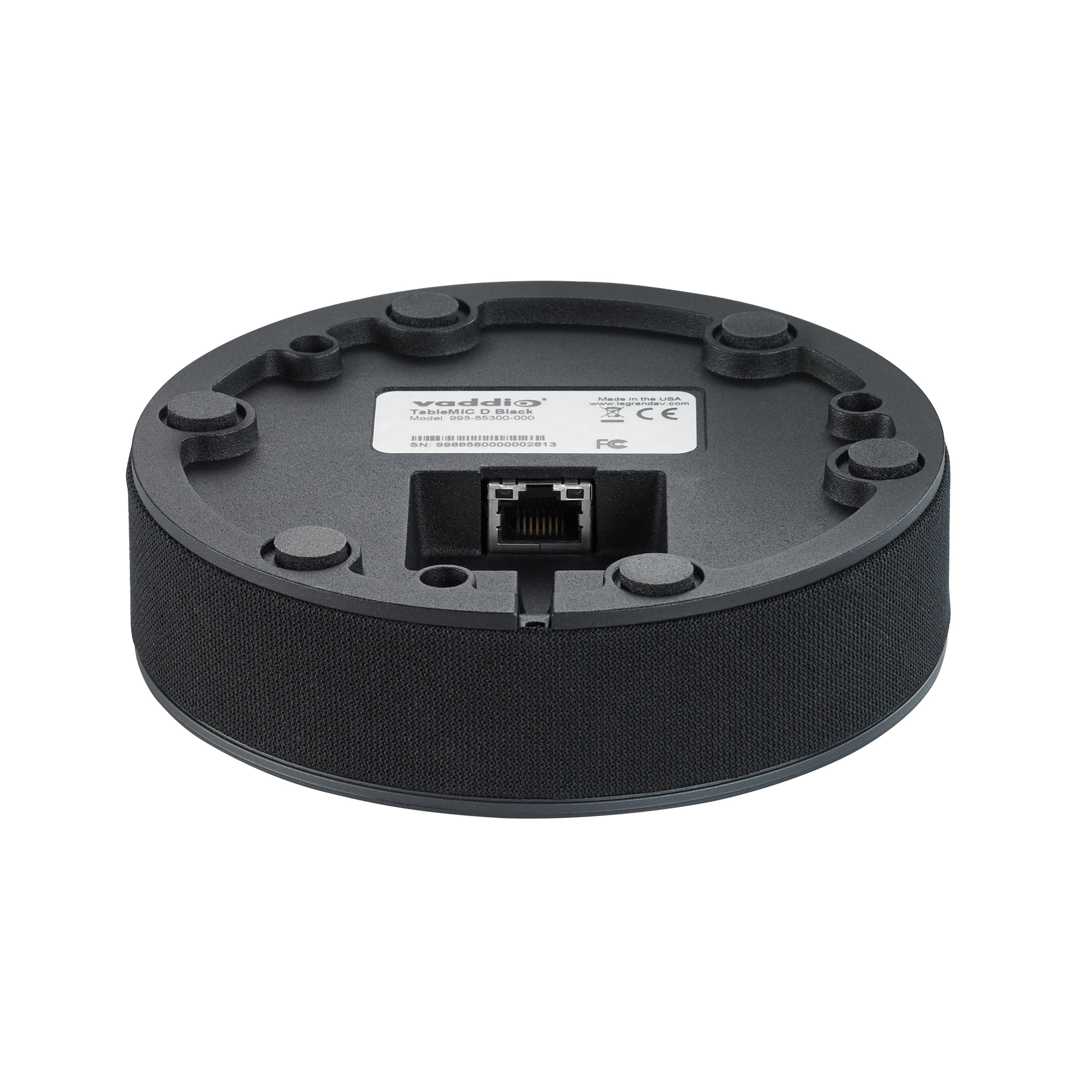 Vaddio EasyIP TableMIC D Dante Version Black