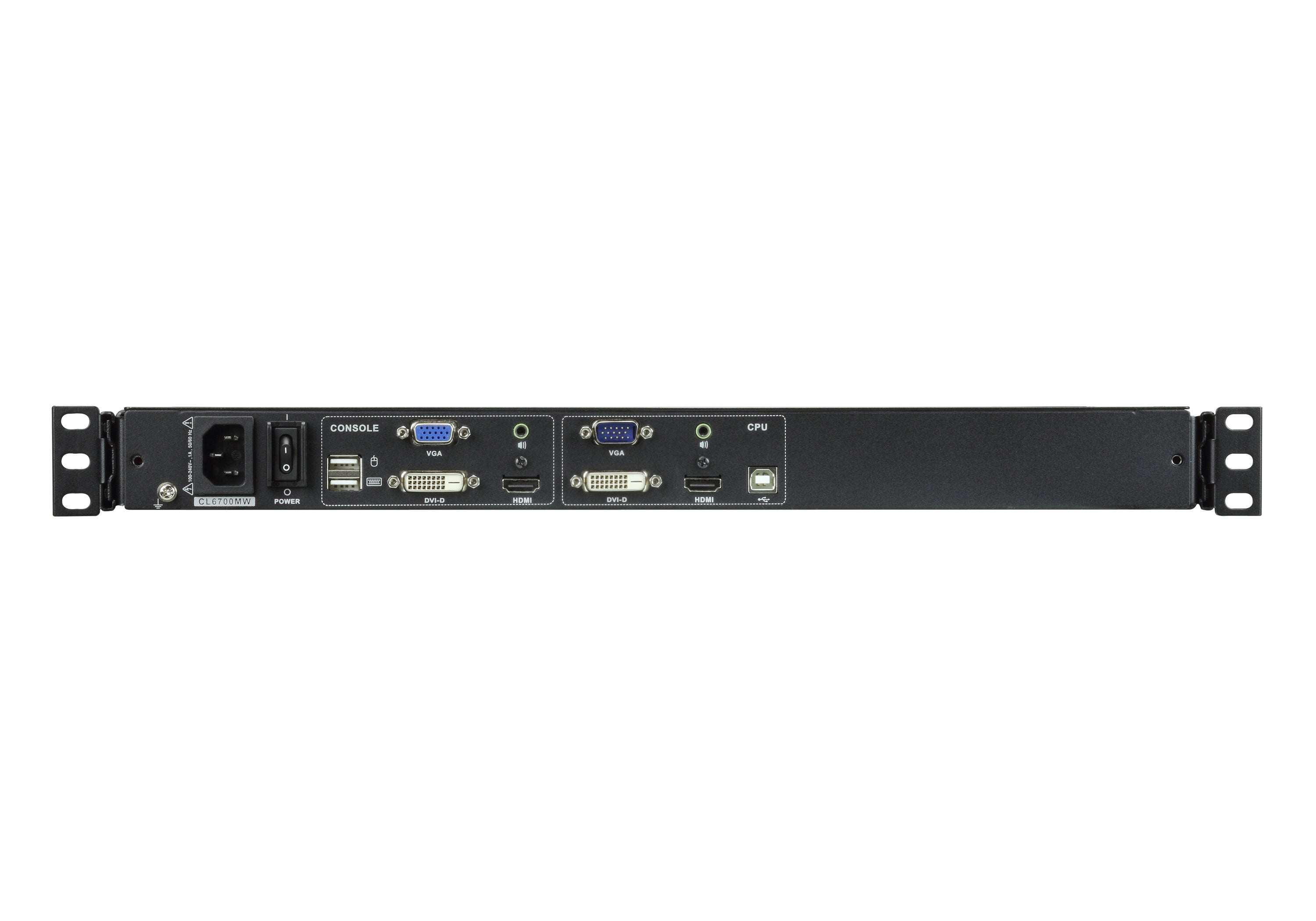 Aten CL6700MW console LCD HDMI-DVI-VGA/USB Full HD 1080P