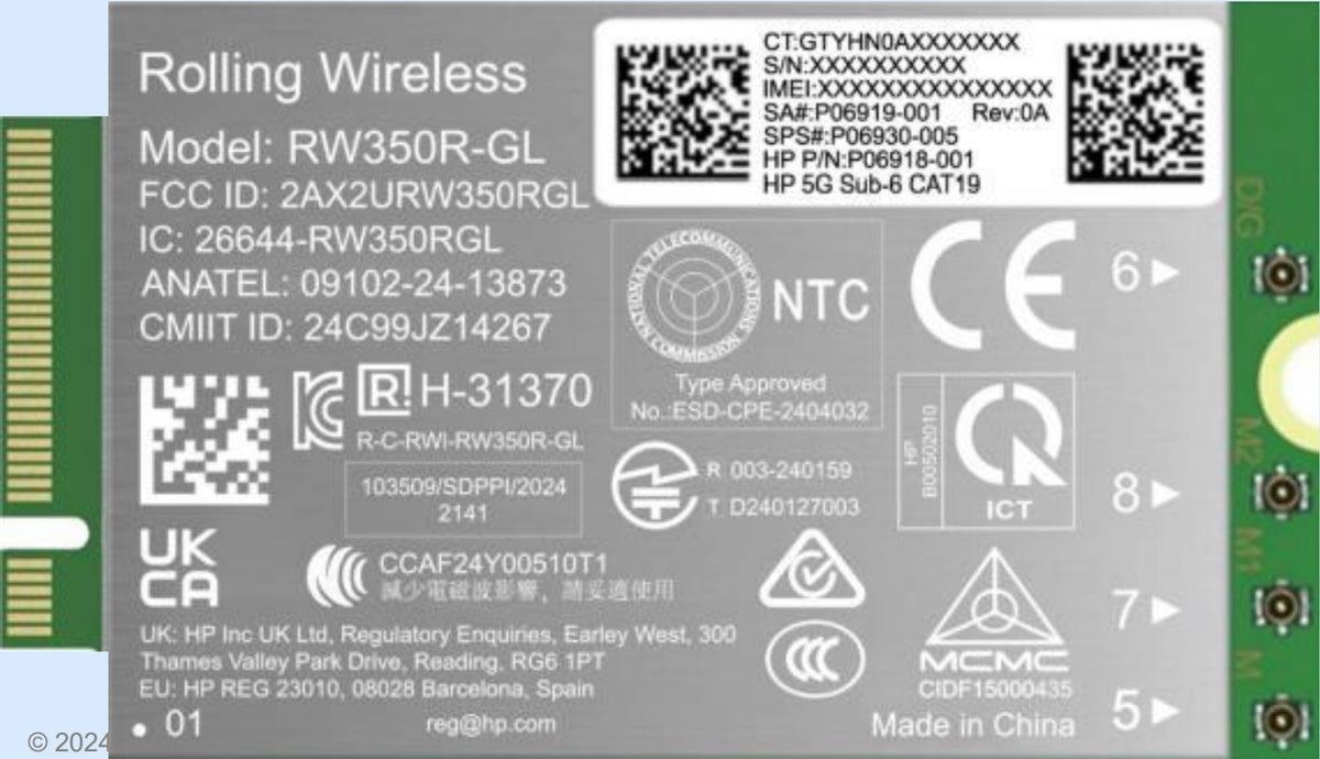 HP 5G Solution WWAN