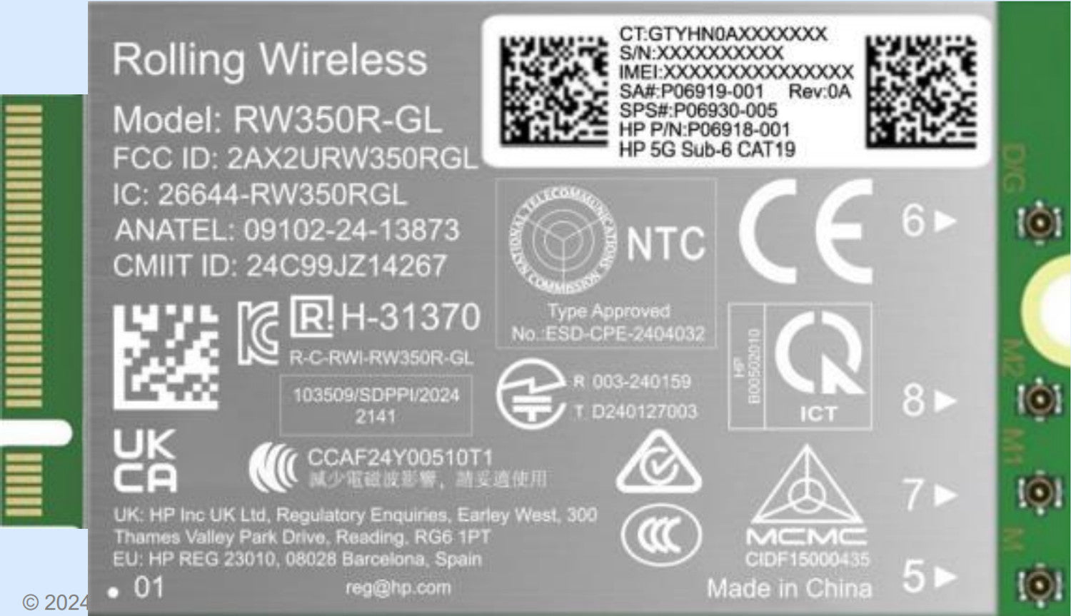 HP 5G Solution WWAN