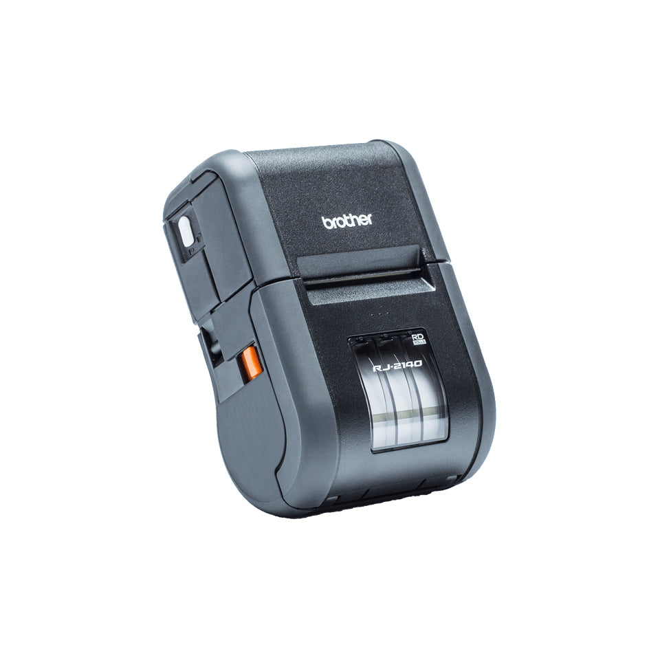 BROTHER RJ-2140 Imprimante mobile pour reçus et étiquettes 2 pouces Wi-Fi and batterie incluse adaptateur secteur en option et