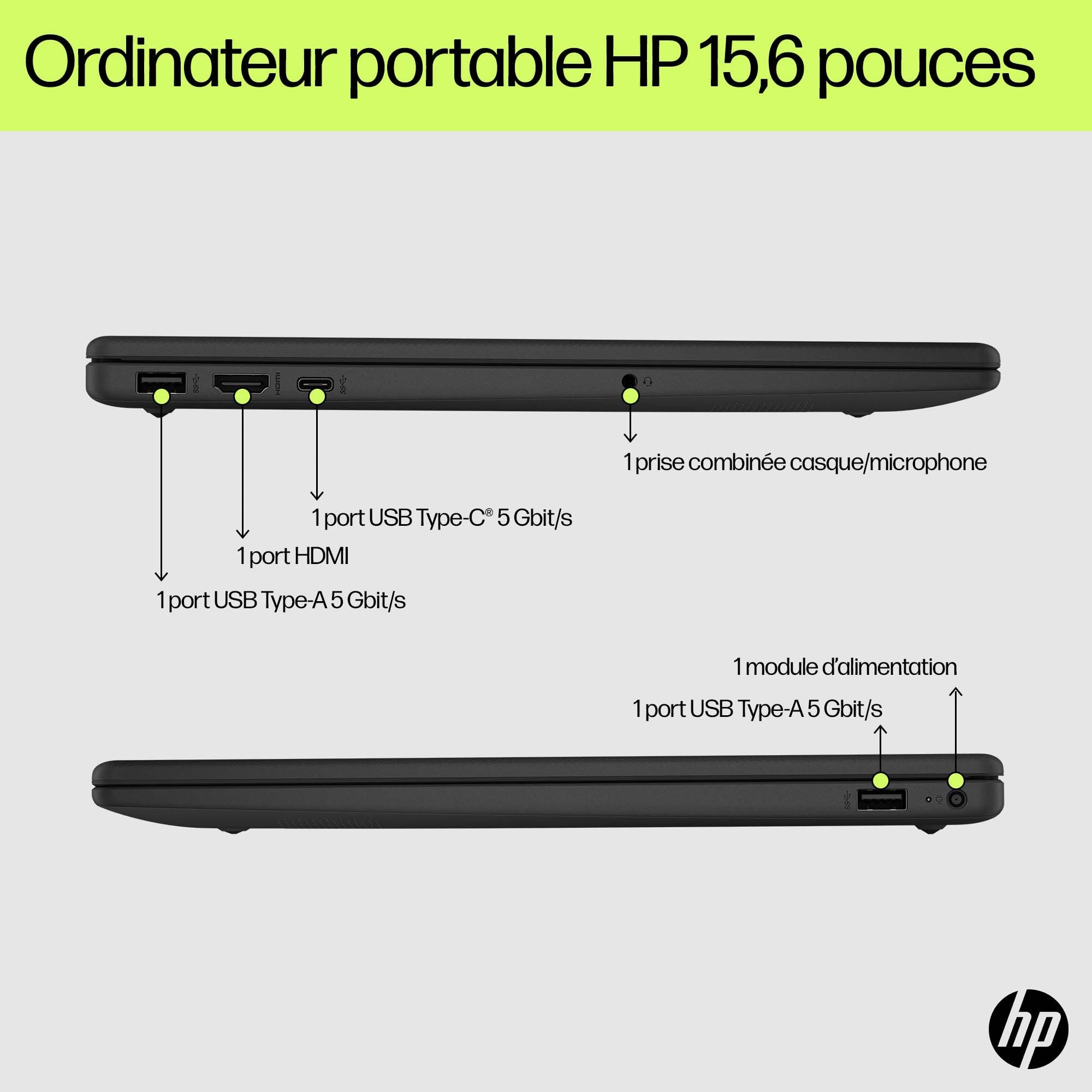 Portable 15-fd1014nf Intel Core Ultra 5 125H 32GB DDR5 1TB PCIe Intel UHD Graphi