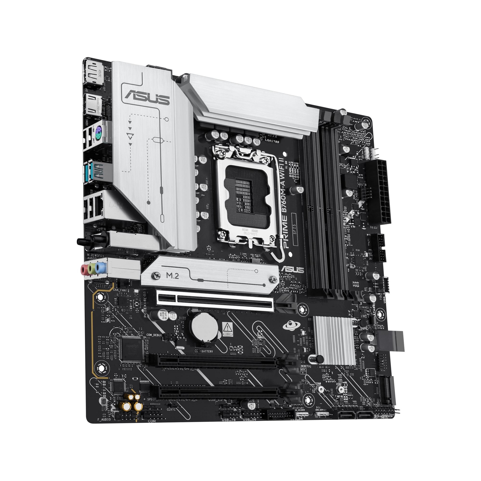 ASUS PRIME B760M-A WIFI II LGA 1700 mATX motherboard DDR5 1xHDMI 1xDP 2xM.2 4xSATA