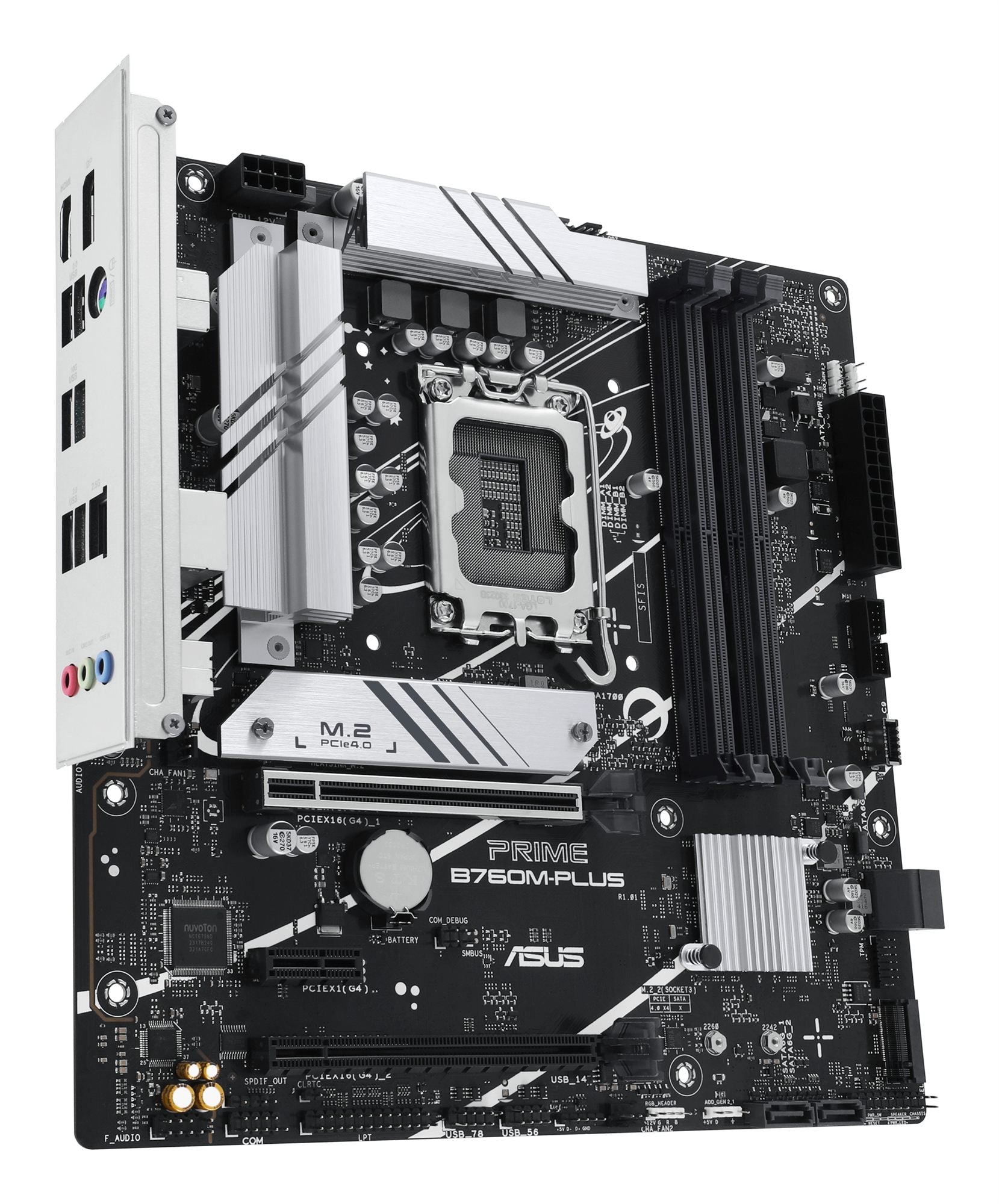ASUS PRIME B760M-PLUS LGA 1700 4xDDR5 microATX 4xSATA MB 1xHDMI 1xDP 2xM.2