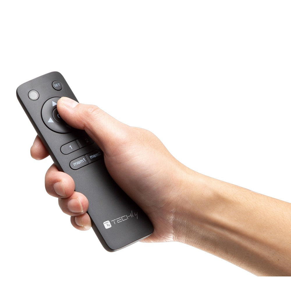 "Techly ICA-TR68MW Support de télévision électrique sur pied 55-100"" jusqu'a 120kg avec télécommande"
