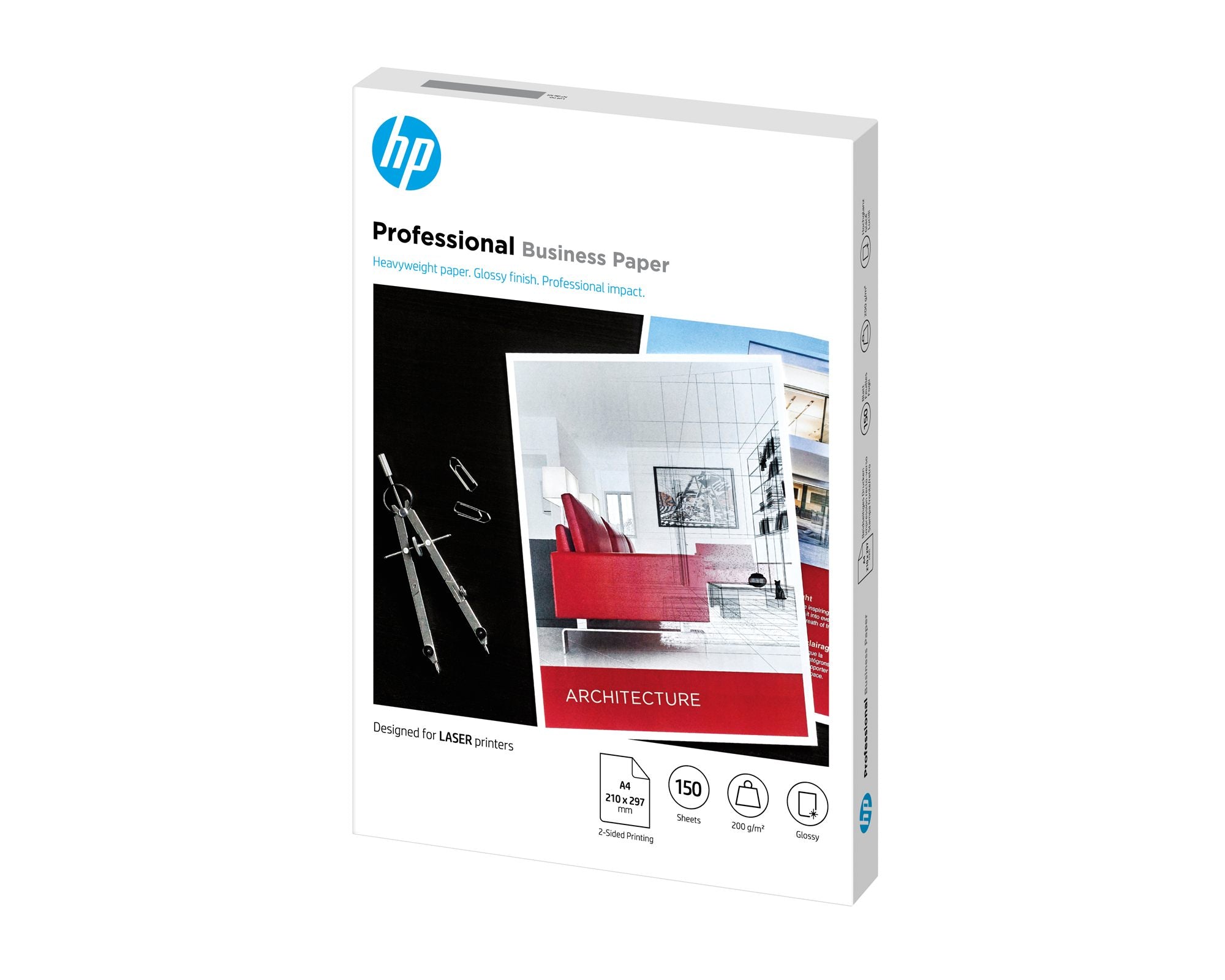 HP Prof Gls LJ A4 200g 150sh FSC Paper