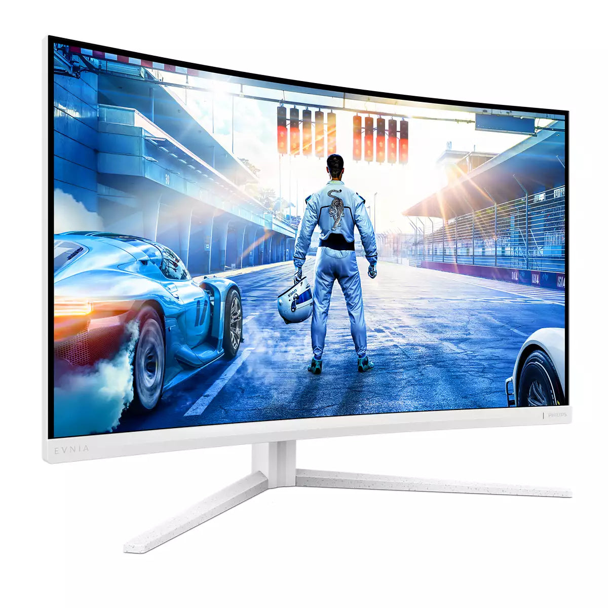 PHILIPS 31.5p 2560x1440 VA Curved 1500R 130mm EVNIA 5000 Ambiglow Curved QHD 2K 180Hz Fast VA 1ms GtG HDR10