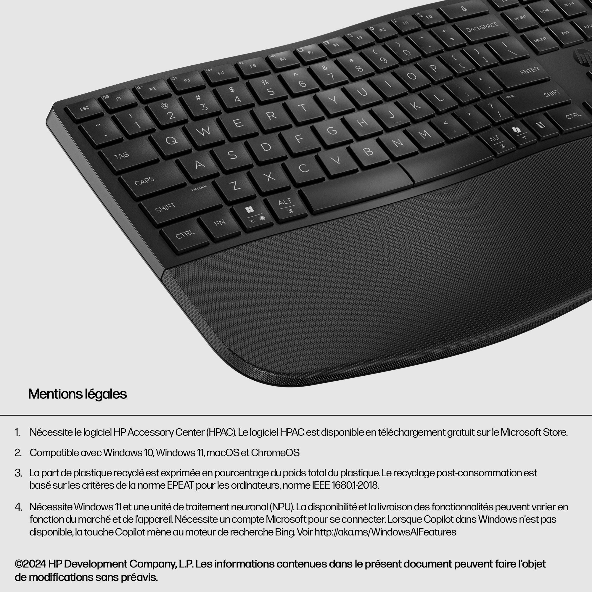 HP 685 Comfort Dual-Mode Keyboard (FR)