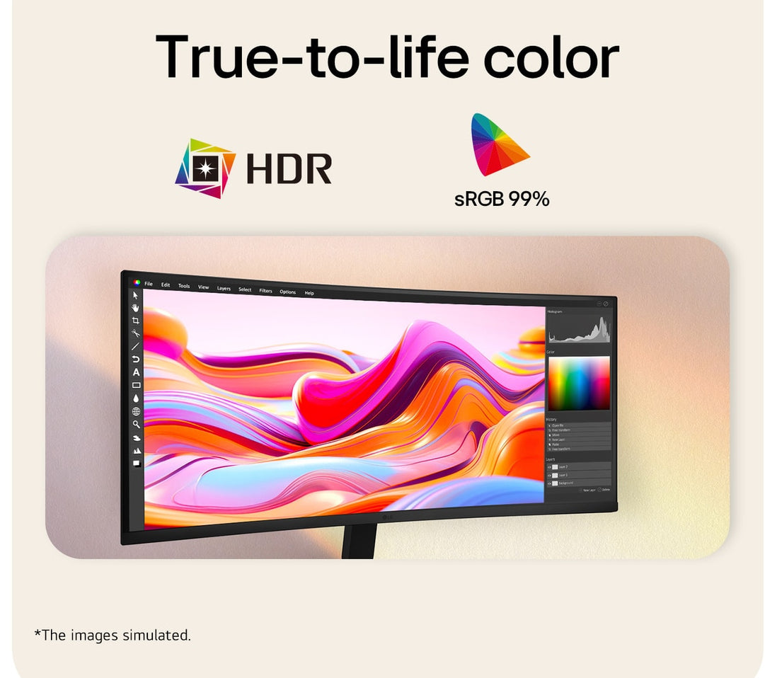 LG UltraWide- 5 ms GtG WQHD 3440 x