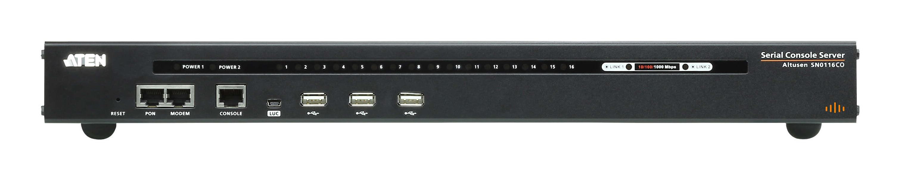 ATEN PREMIUM SN0116CO Serveur console 16P Série Dual-Alim/IP