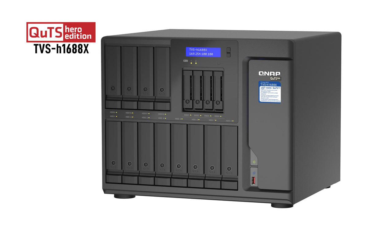 16-Bay TurboNAS Xeon W-1250 32GB RAM