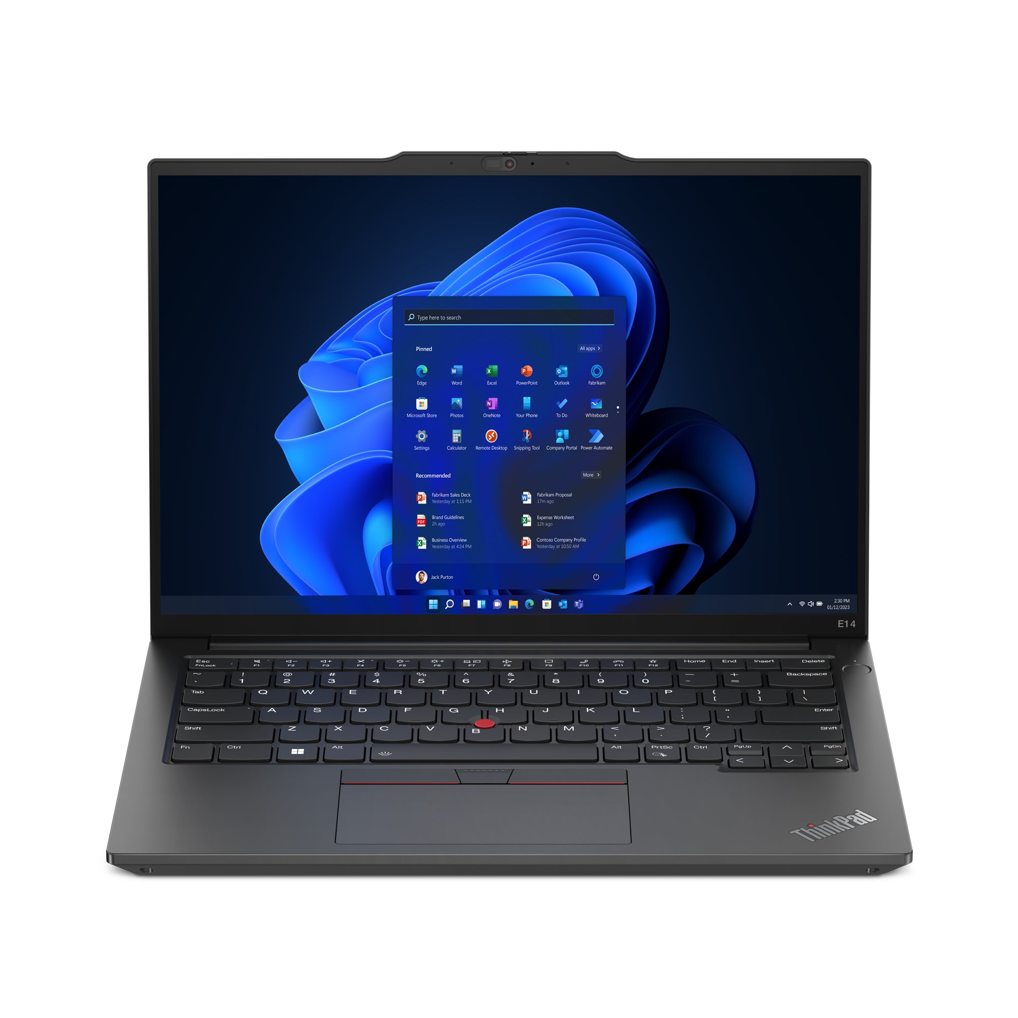 Lenovo ThinkPad E14 Gen5 14'' WUXGA 300N Intel Core i3-1315U 8GB RAM 512GB SSD FPR Keyboard backlit ENG Euro W11P 3YOS