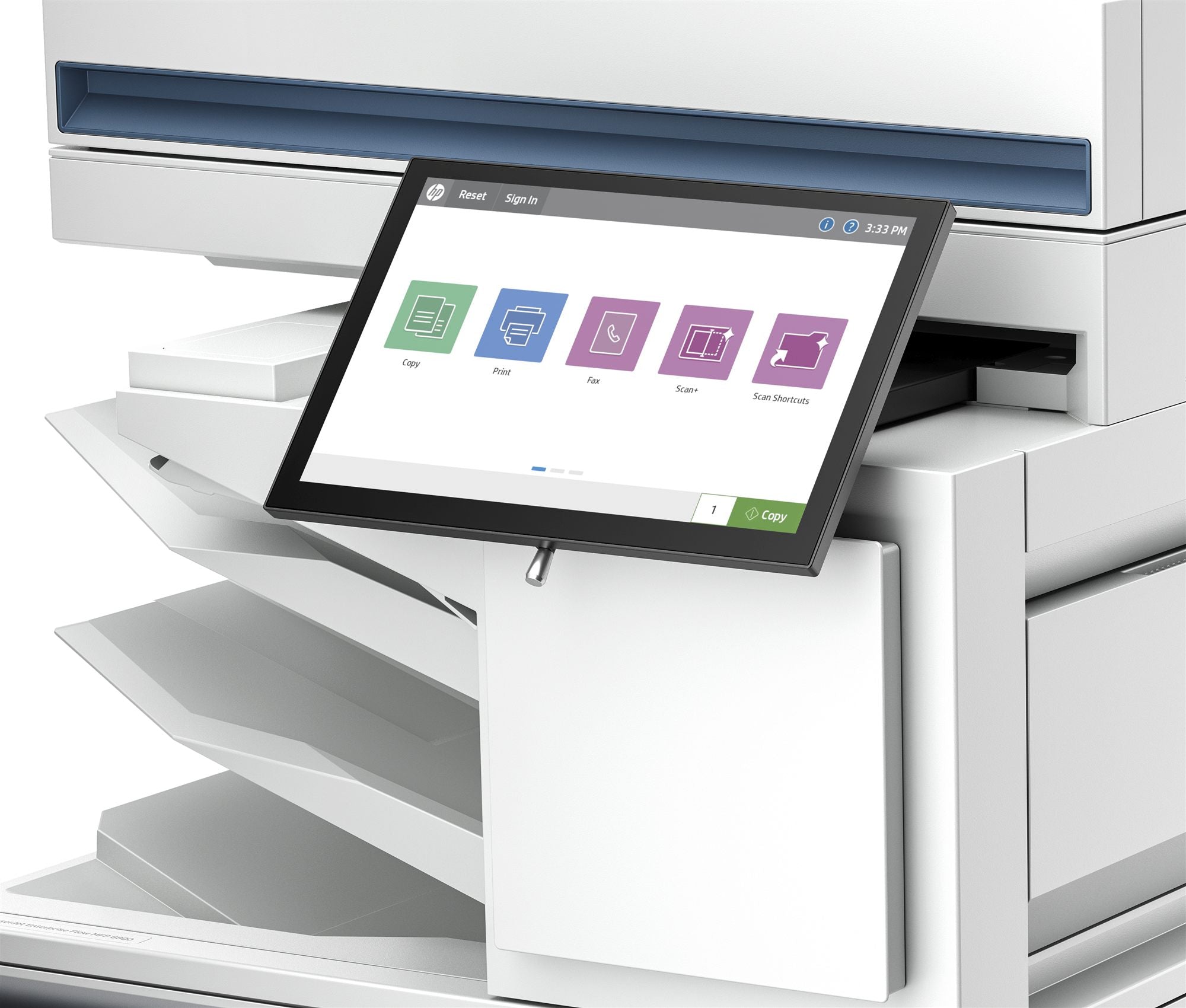HP LaserJet Enterprise Flow MFP 6800zfsw MFP colour laser A4 52ppm Copy 52ppm Print 1750sheets LAN