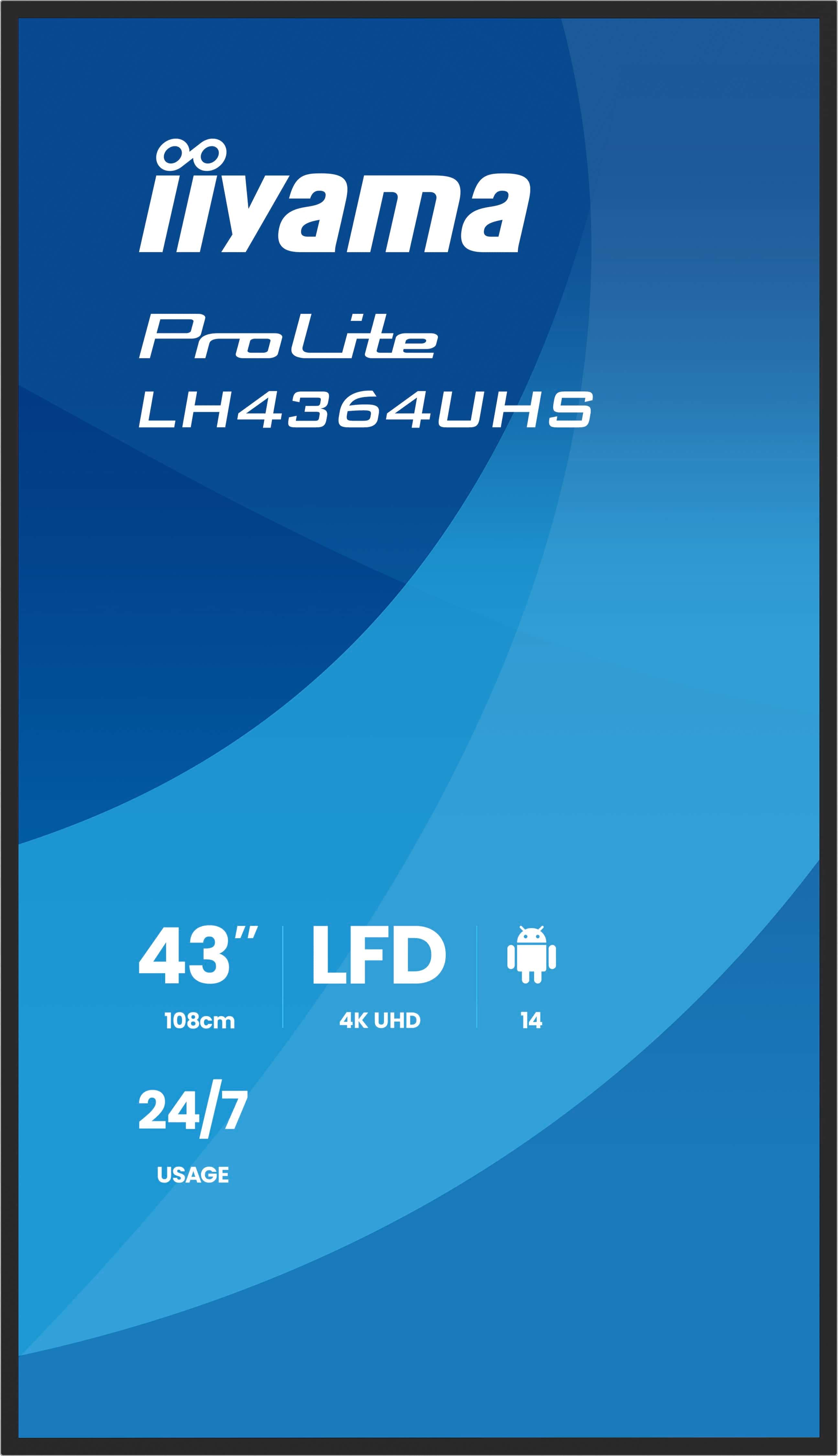 43" 3840x2160 UHD VA Haze 25% 500cd