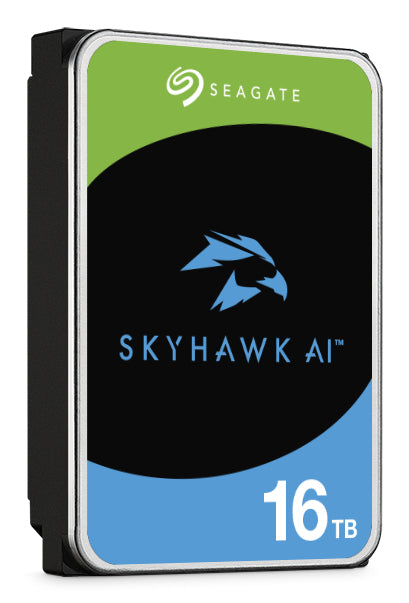 SEAGATE Surveillance Video Optimized AI Skyhawk 16To HDD SATA 6Gb/s 512Mo cache 3.5p CMR Helium