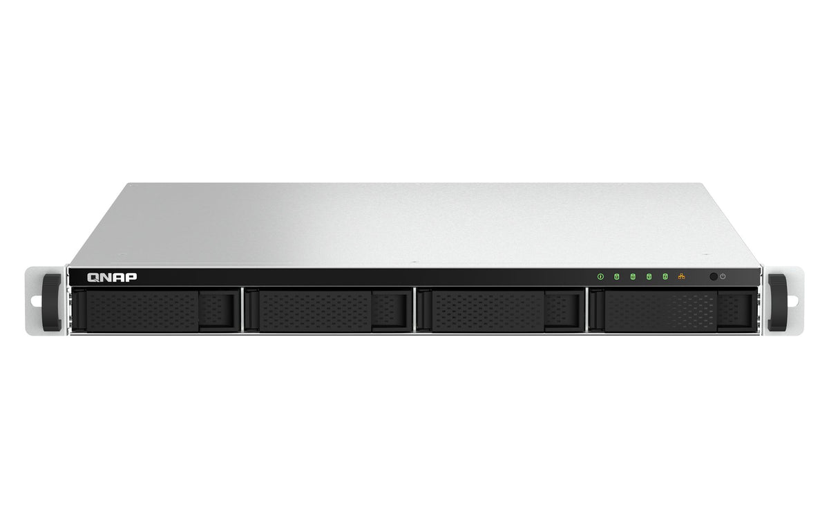 QNAP TS-464U-8G 1U 4-Bay rackmount NAS Intel Celeron N5105/N5095 quad-core 8Go RAM