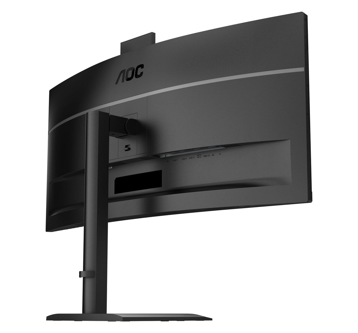AOC CU34E4CW 34p 3440x1440 120HZ VA CURVED H/A 180 MM USB-C DOCKING TUV EyeComfort Hardware USB HUB DP HDMI