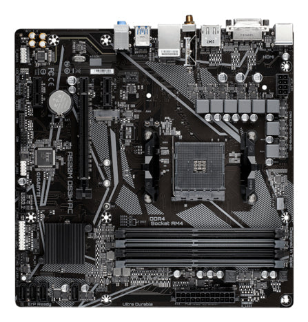 GIGABYTE A520M DS3H AC carte mere AMD A520 Emplacement AM4 micro ATX