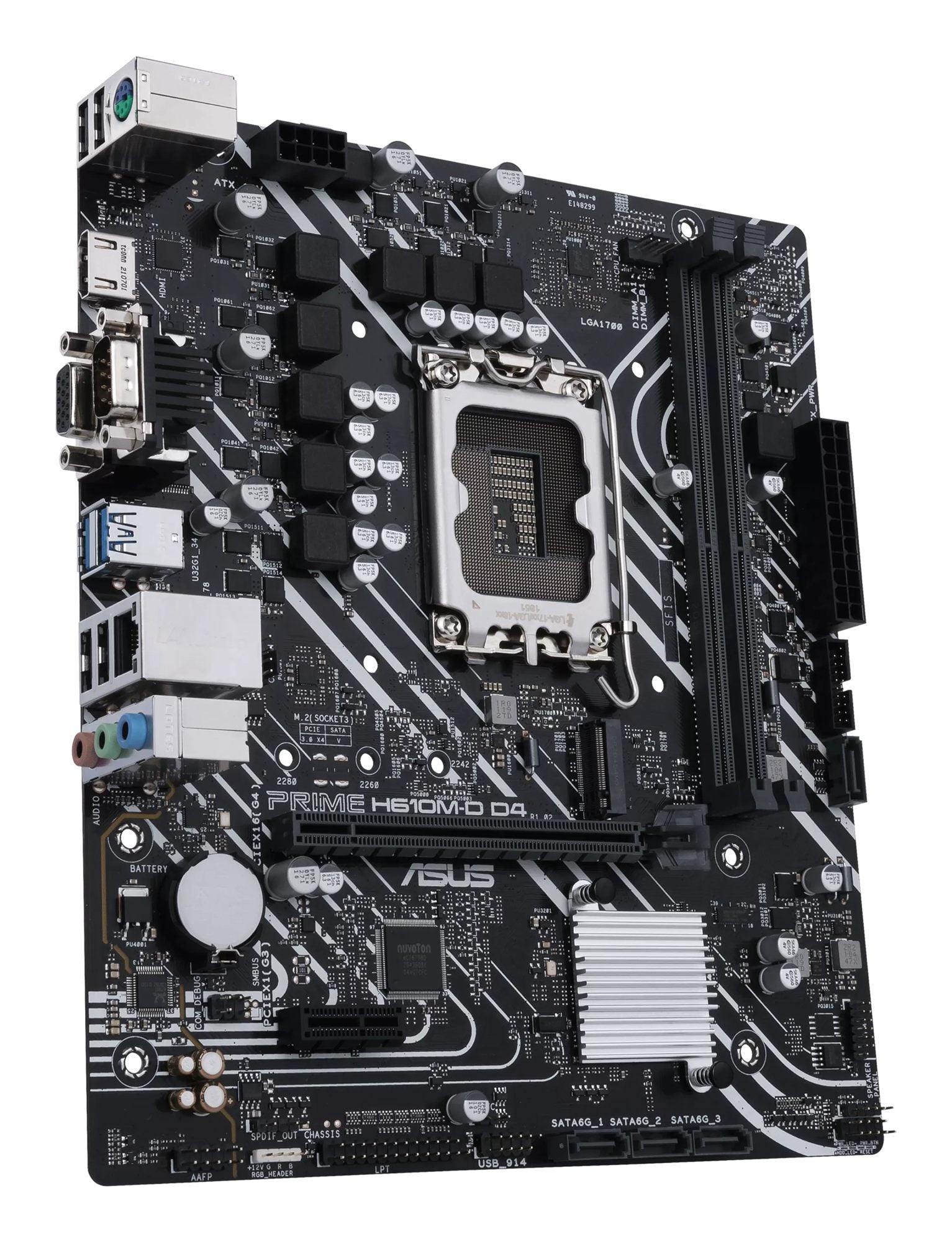 ASUS PRIME H610M-D D4 LGA1700 DDR4 mATX MB