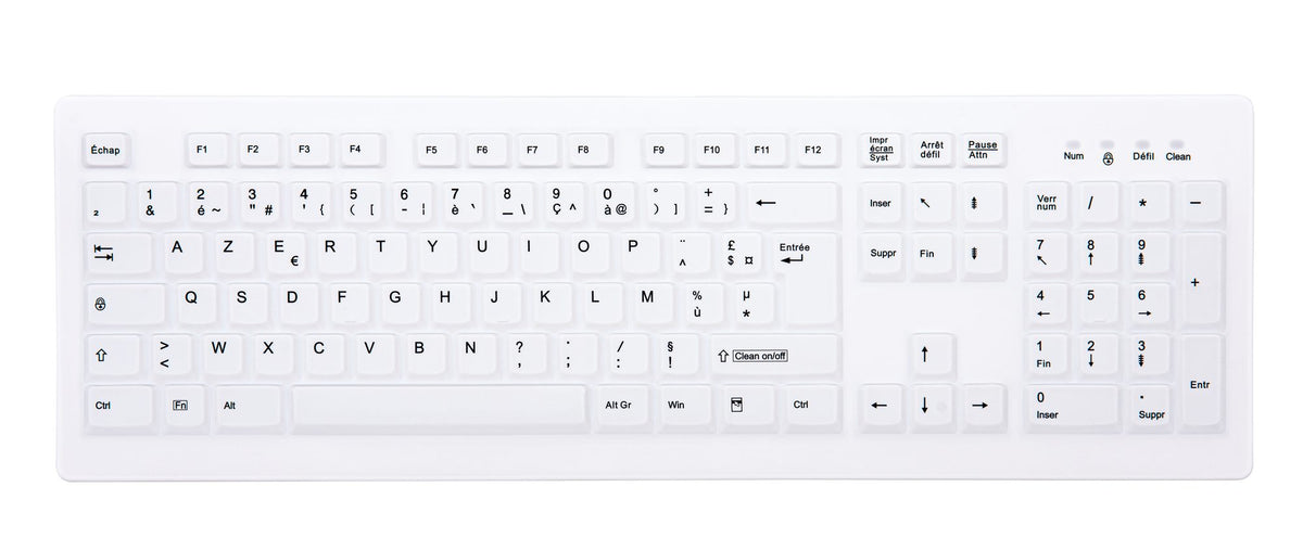 CONTOUR ACTIVE KEY Protect. AK-C8100 clavier full-size blanc