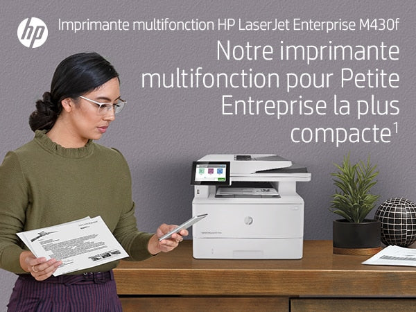 HP LaserJet Enterprise MFP M430f MFP Mono laser 216x297mm A4 38ppm Copy 40ppm Print 350sheets USB LAN