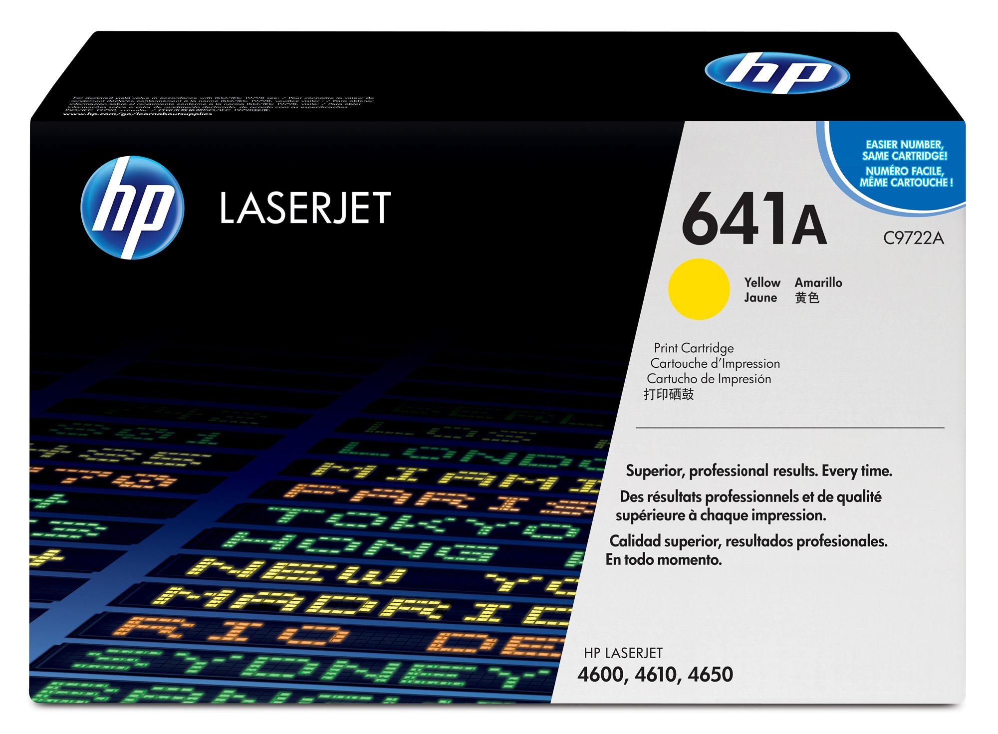 HP 641A Cartouche de toner 1 piece(s) Original Jaune