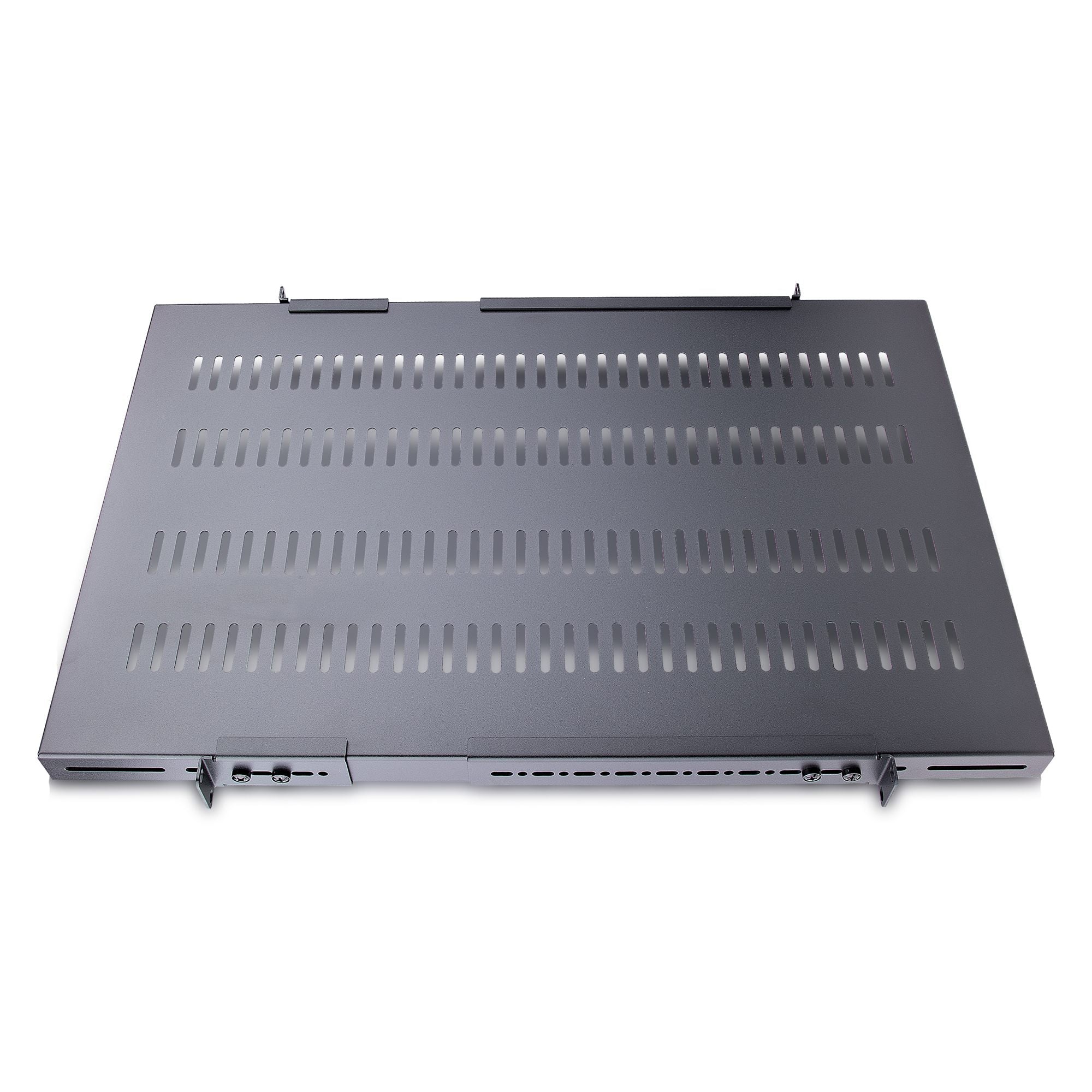 1U Adjustable Vented Rack Mount Shelf